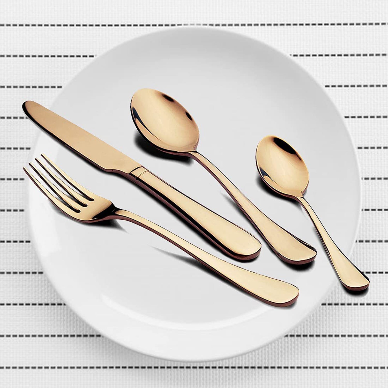 Kitchen Tableware / Flatware Sets Kitchen Forks Spoons with Gift Box (24 Pcs Set) - Springkart 