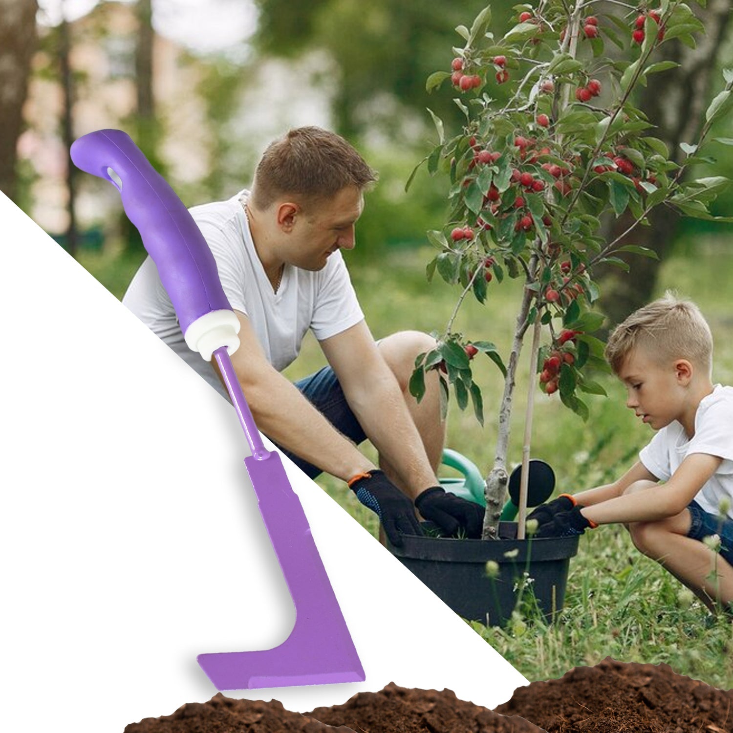 Heavy Duty Garden Tools, Gardening Tools Kit for Home Garden, Indoor and Outdoor Gardening for Plants, Agriculture, and Soil Tools (1 Pc)  (5 Different Types Tool) - Springkart 