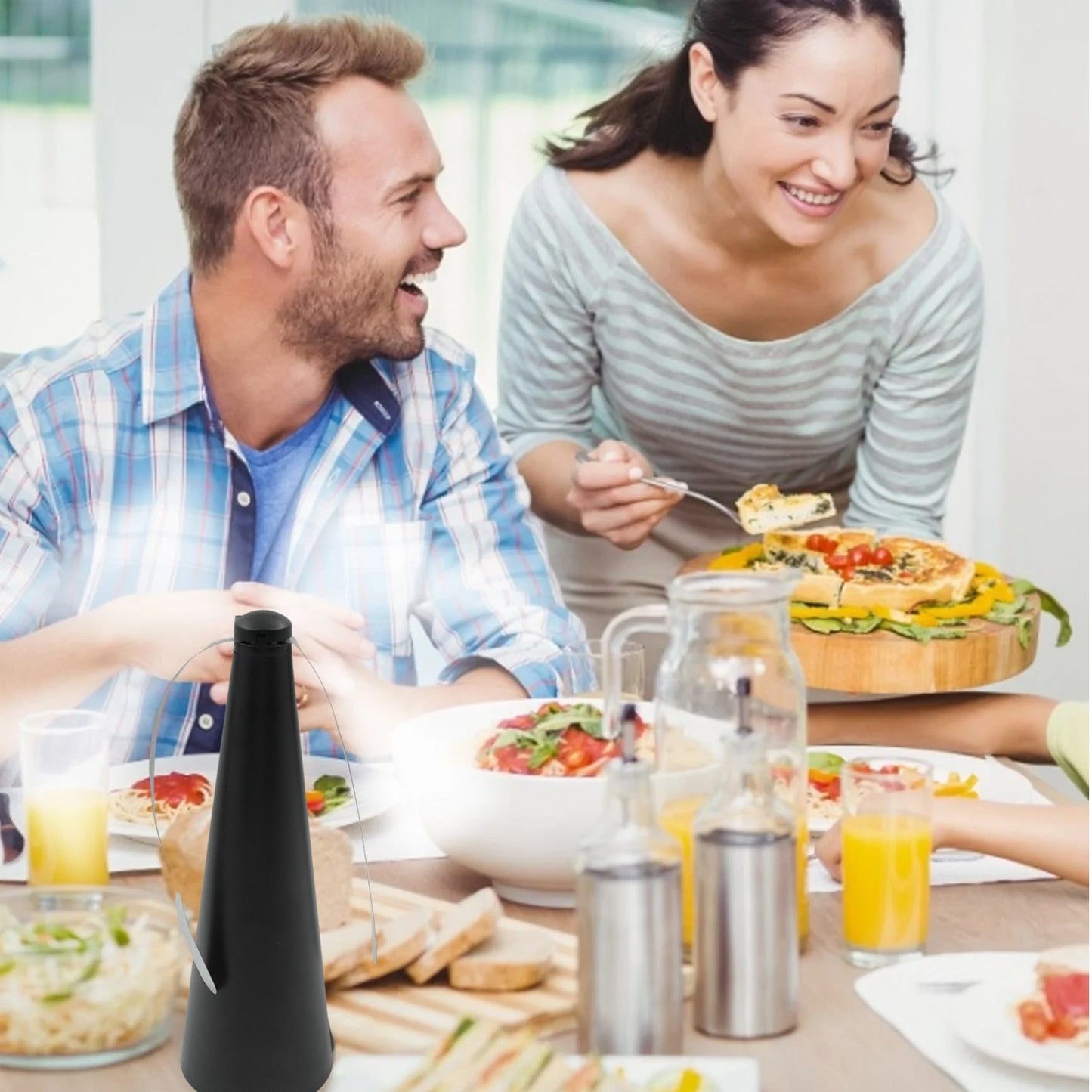 Fly Repellent Fan (Battery & USB) - Tabletop, Indoor/Outdoor, Chemical-Free - Springkart 