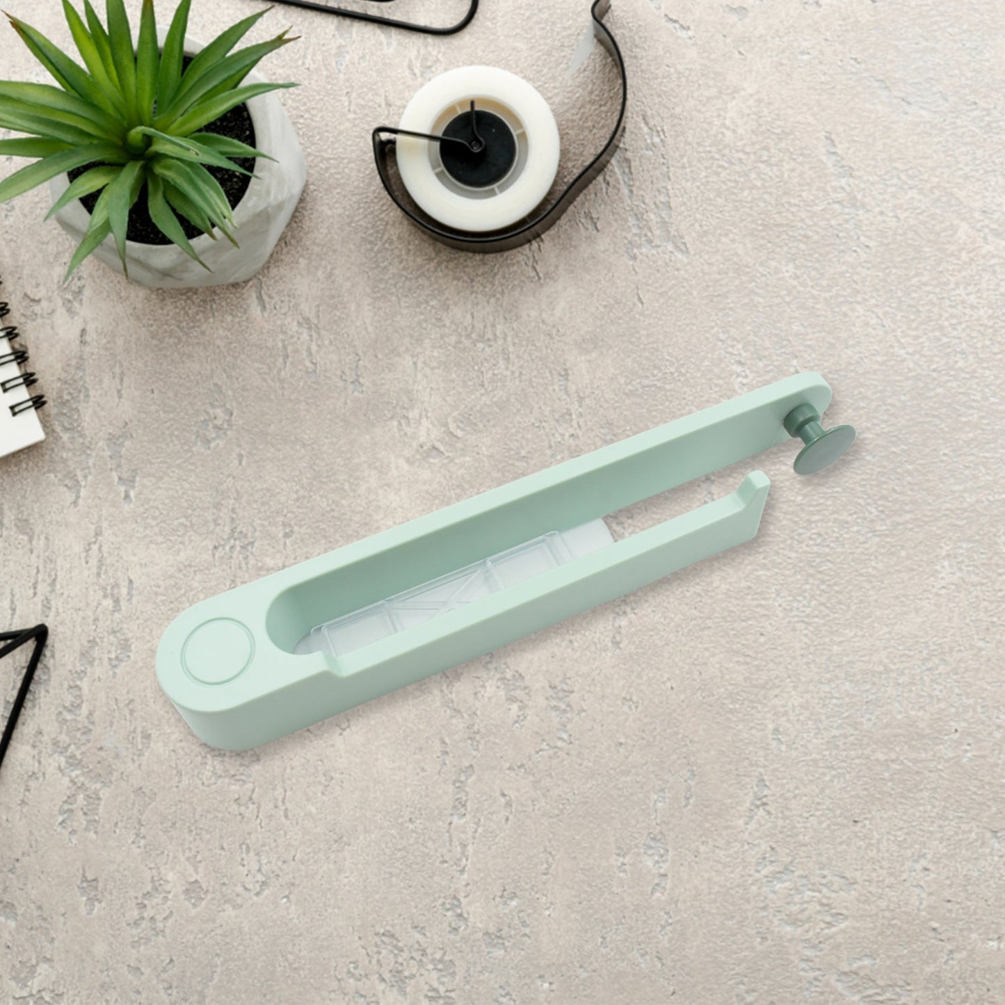 Modern Wall Rack: Round Hook Towel Holder (Durable Plastic, 1 Pc) - Springkart 