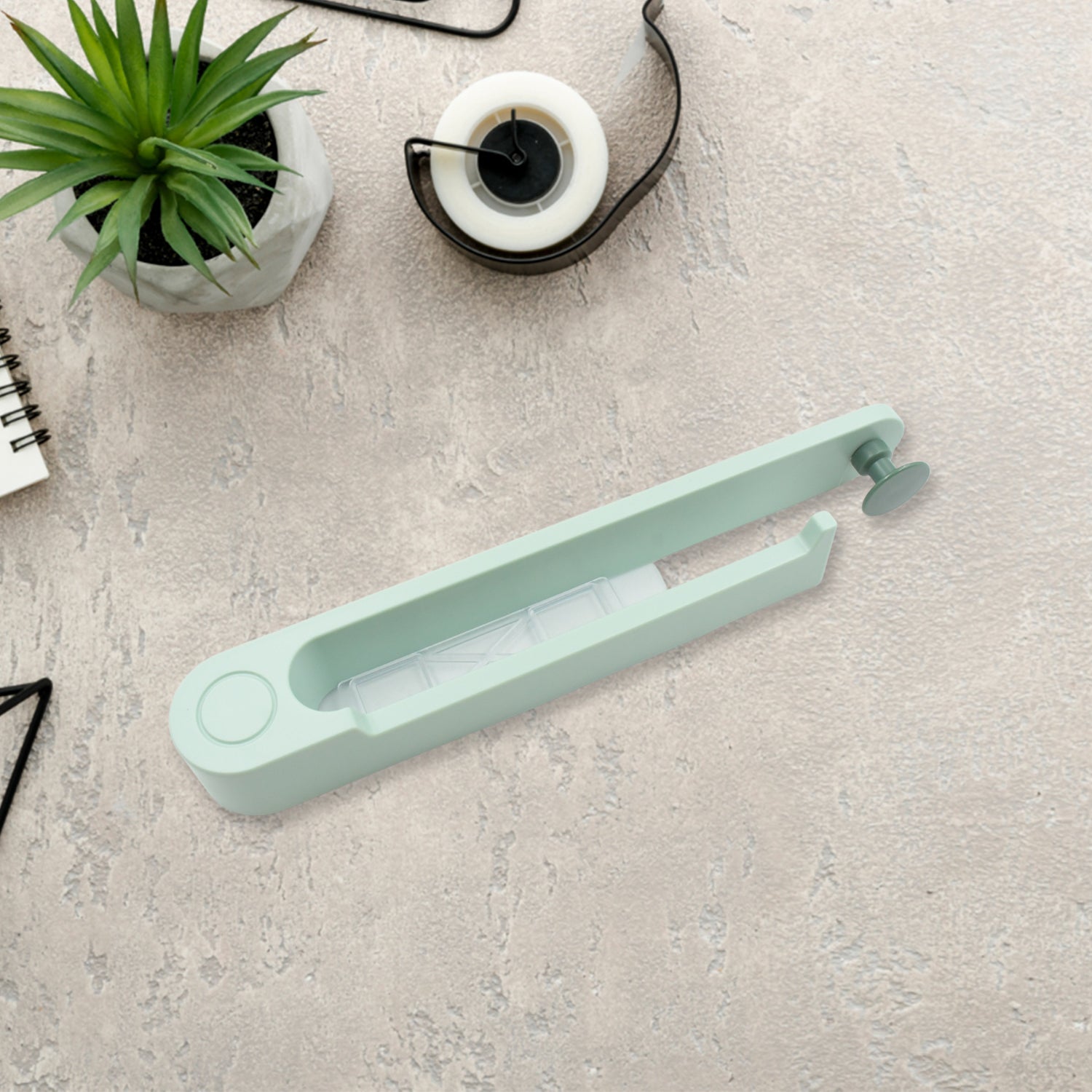 Modern Wall Rack: Round Hook Towel Holder (Durable Plastic, 1 Pc) - Springkart 