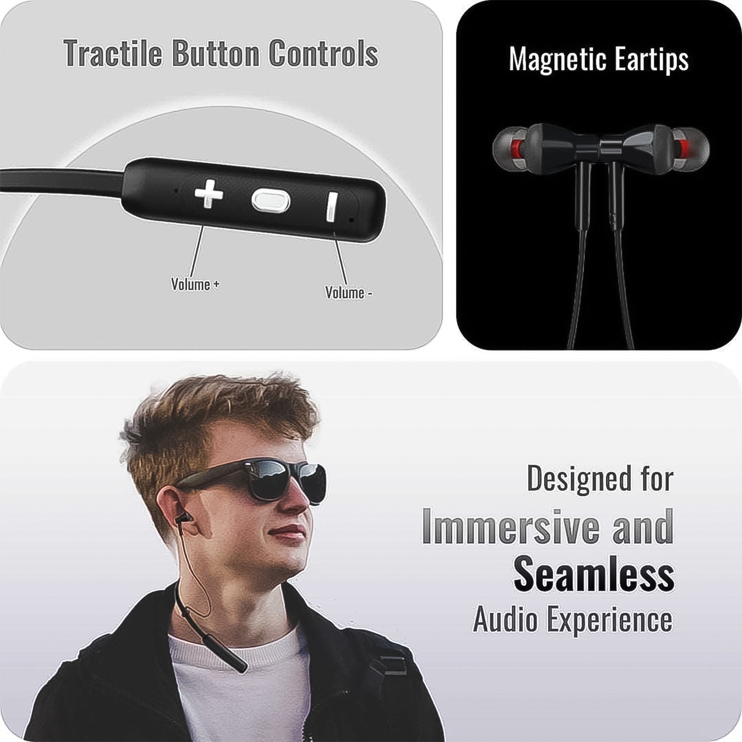 Bluetooth Wireless in-Ear Earphones (1 Pc / USB Type-C) - Springkart 