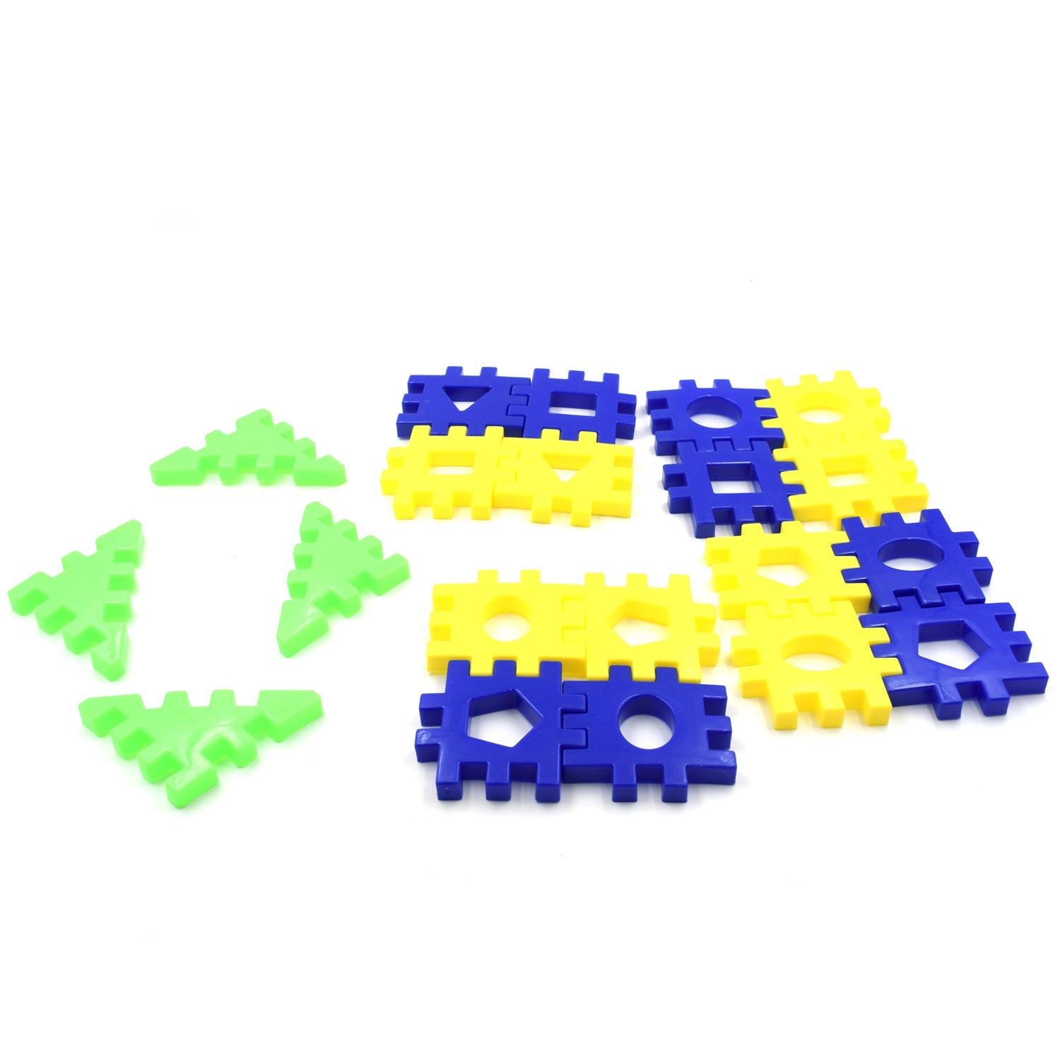 Multi-Color Educational Building Blocks Set for Kids Aged 3-12 - 4 Pc & 12 Pc Options, Perfect Gift for Boys and Girls - Springkart 
