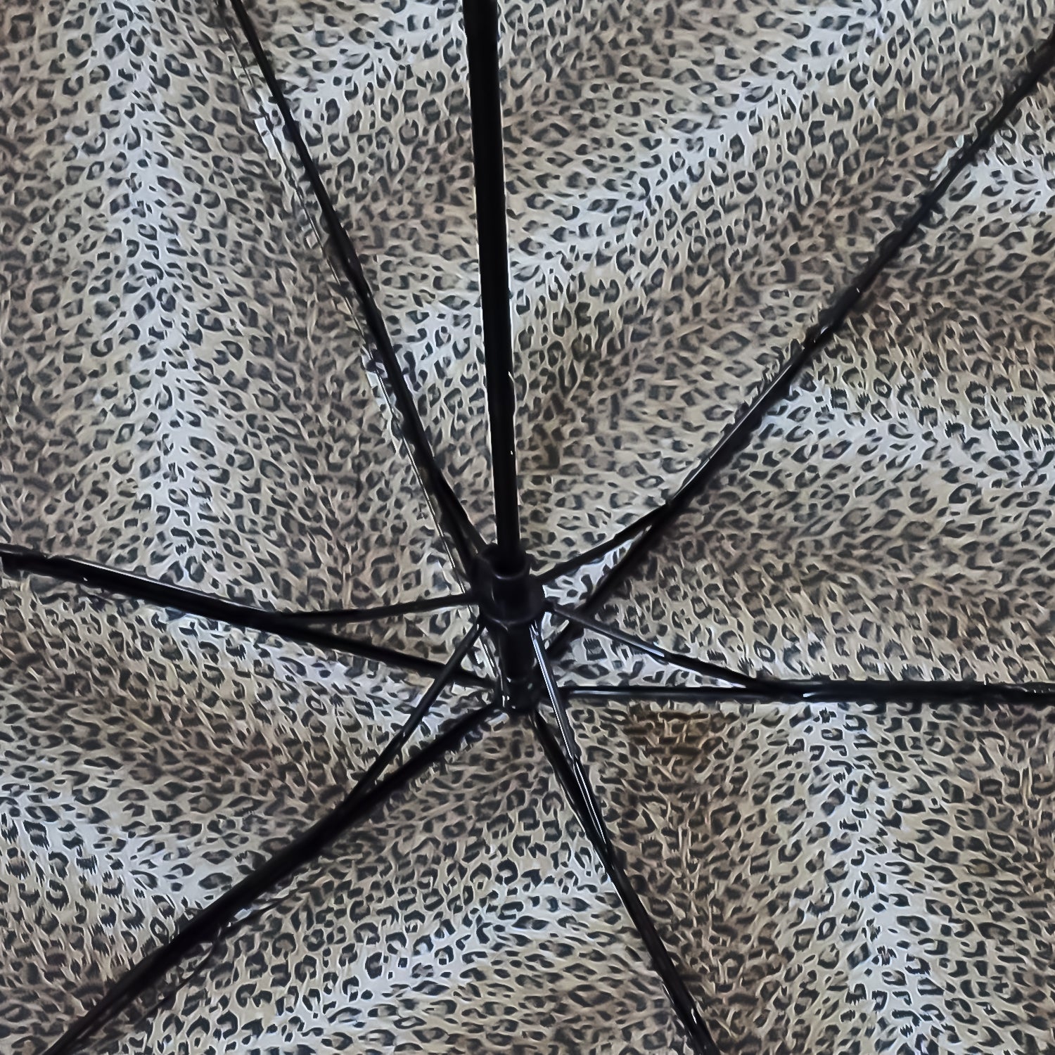 Leopard Shape 3-Fold Sun & Rain Protective Foldable Umbrella (1 Pc) - Springkart 