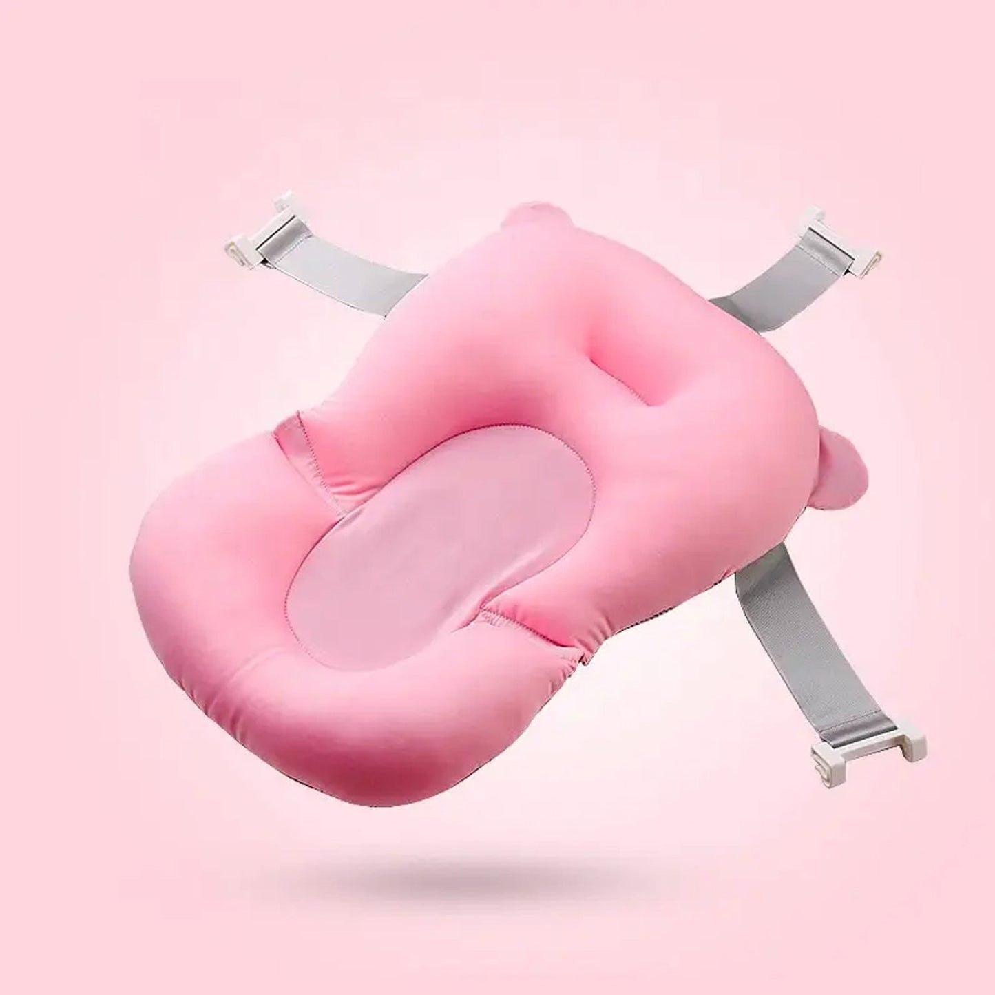 Baby Bath Pillow Newborn Anti-Slip Bathtub Pad Foldable with Strap For 0-6 Month Baby - Springkart 