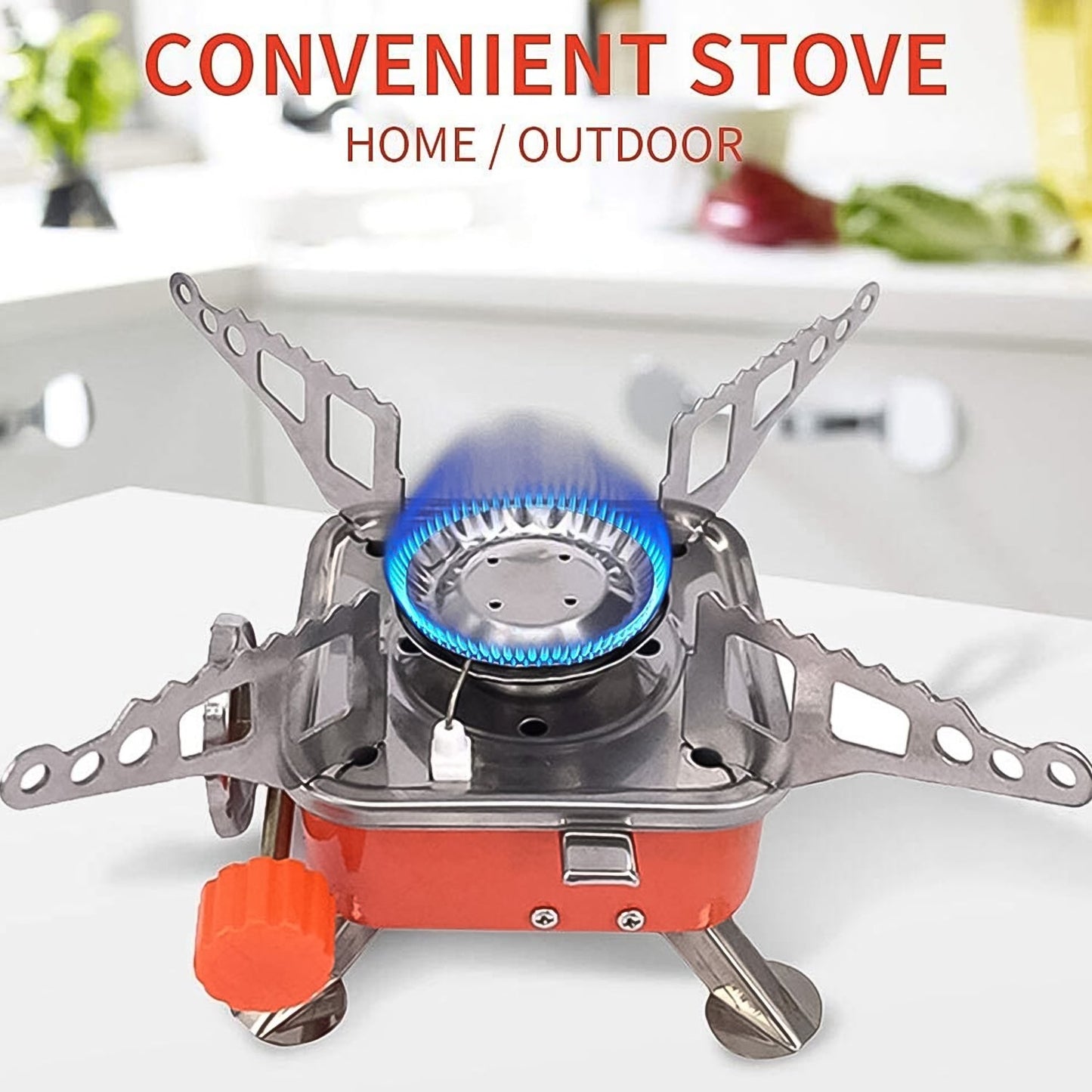 Mini Square Camping Stove, 2800W (1 Pc) - Springkart 
