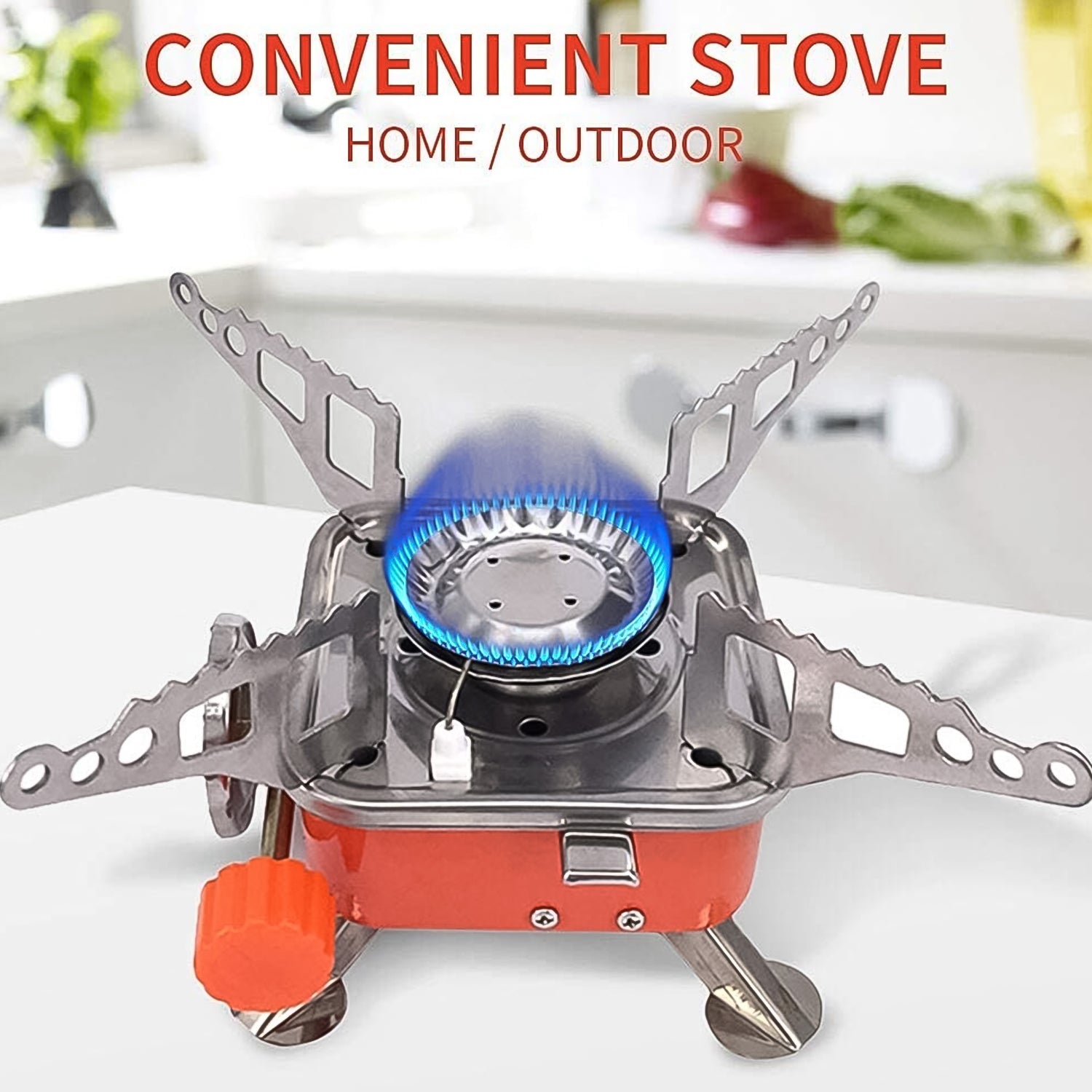 Mini Square Camping Stove, 2800W (1 Pc) - Springkart 