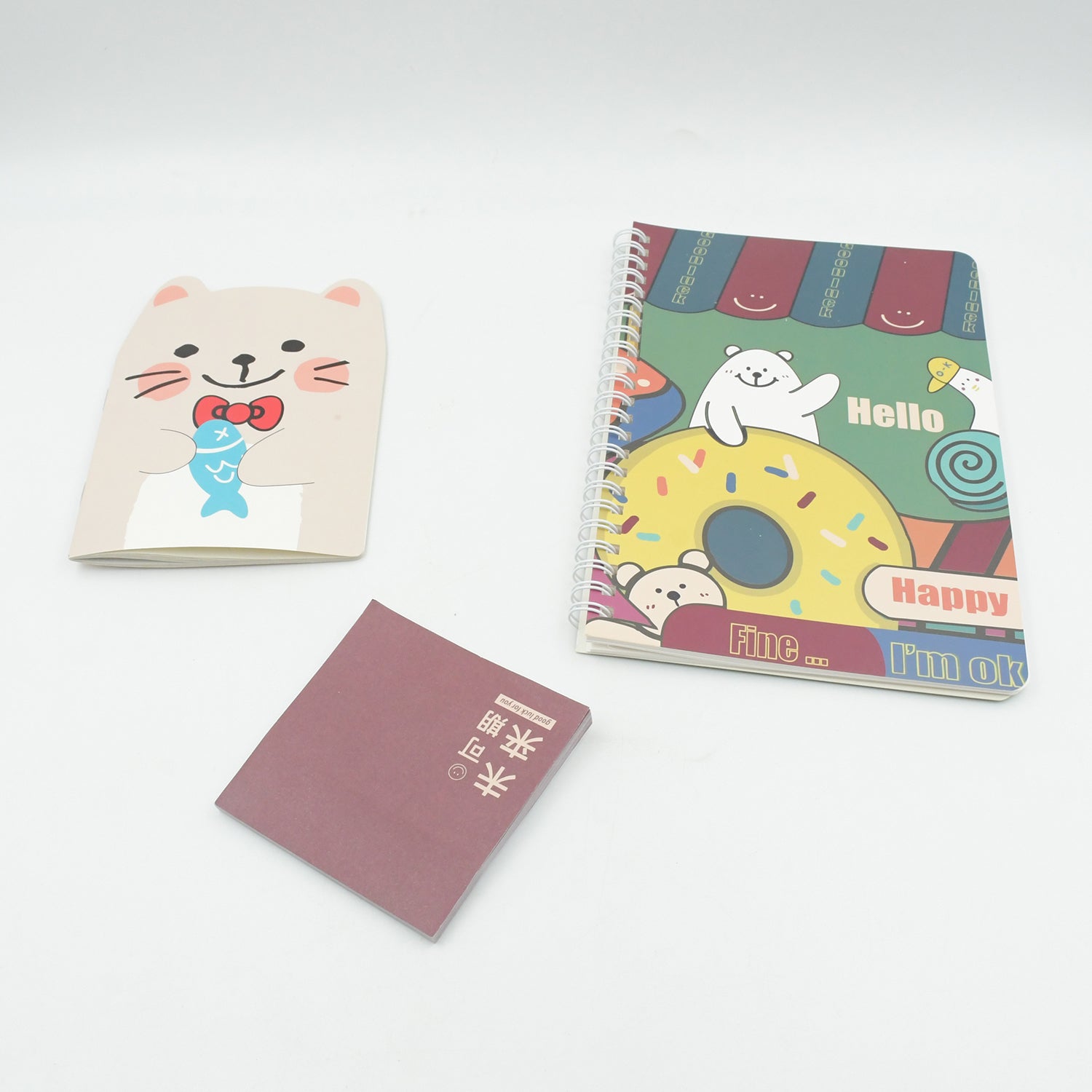 Cartoon Stationery Box Cartoon Design School Box Book , diary , Pen , Eraser, Sharpner , Sticker & Pen Refill Student Gift School box (1 box) - Springkart 