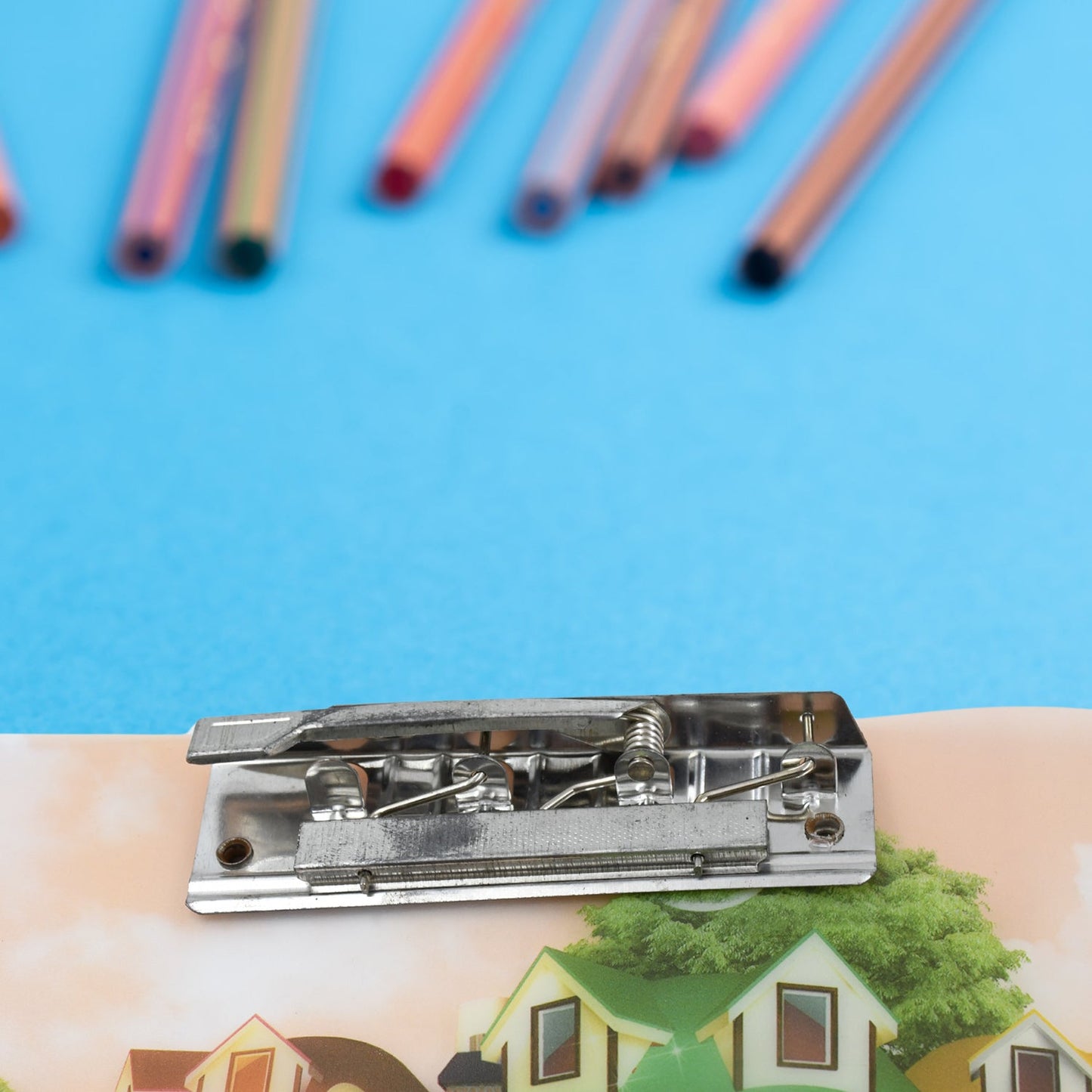 2 In 1 Plastic Clipboard Writing Pad, Exam Board & Clip File for Kids / Students, Exam Pad, Plastic Clip Boards & Clip File, great for taking notes, supporting and signing documents. (232 × 305 × 18 mm) - Springkart 