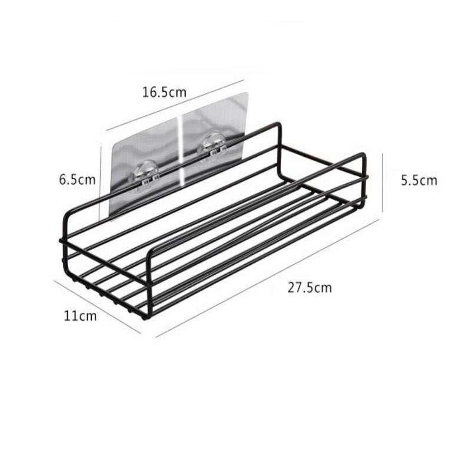 Multipurpose Wall Mount Metal Bathroom Shelf and Rack for Home and Kitchen. - Springkart 