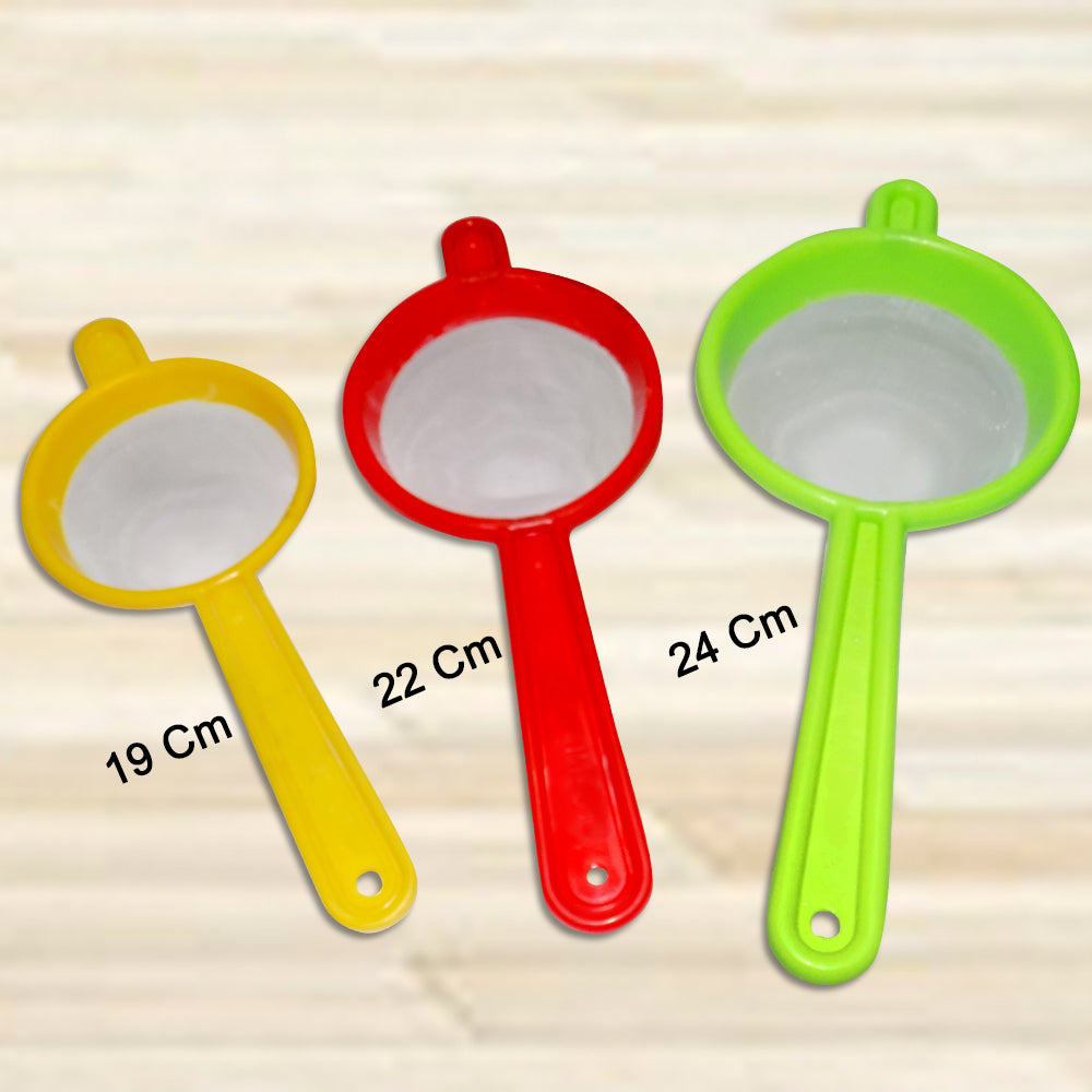 Plastic Multipurpose Tea and Coffee Strainer (Pack of 3) - Springkart 