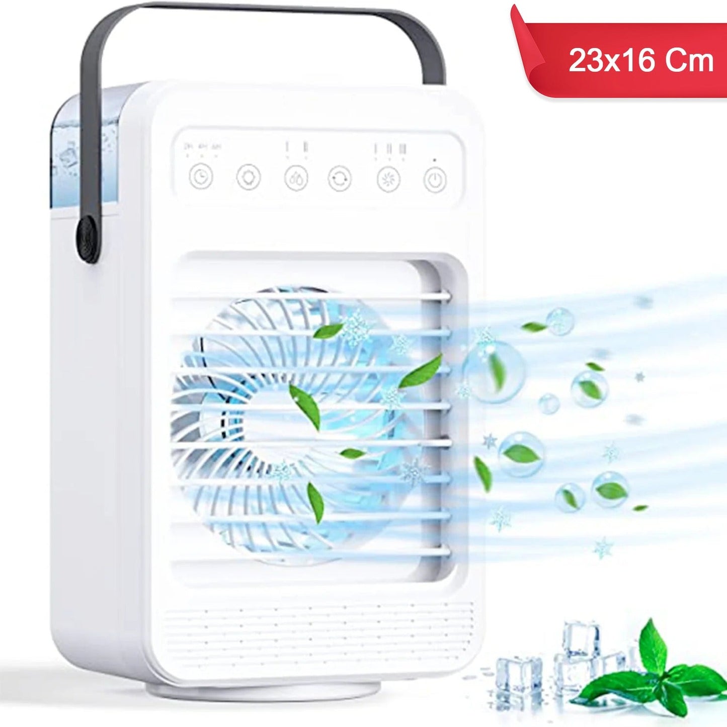 Portable Air Conditioner Fan - Personal Desk Cooling Fan (Battery Not Included) - Springkart 