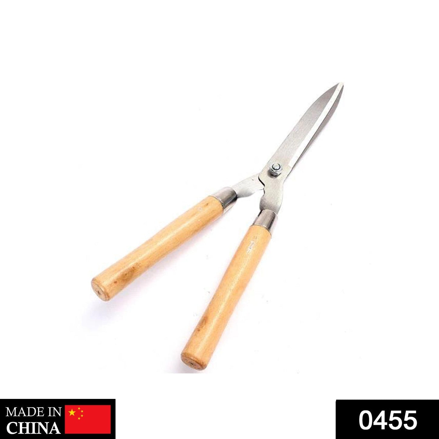 Wooden Handle Hedge Shears, Bush Clipper