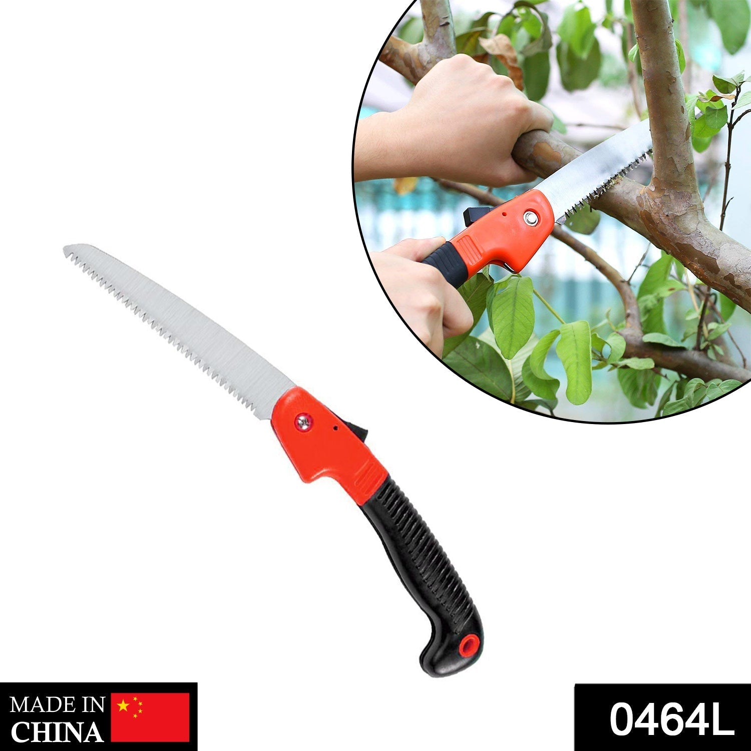 FOLDING SAW FOR TRIMMING, PRUNING, CAMPING. SHRUBS AND WOOD - Springkart 