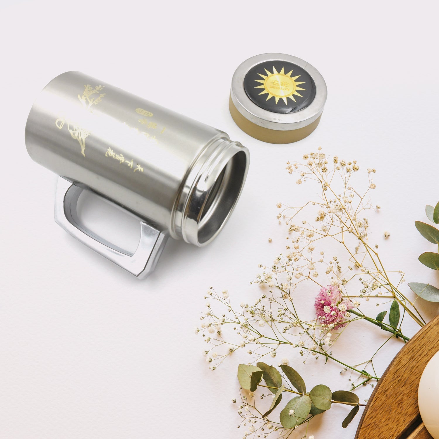Multifunctional Double-Wall Thermos Water Bottles, Spill Proof with Leakproof Drinking Cup for Office Mug, Home, Travel, School (400ml) - Springkart 