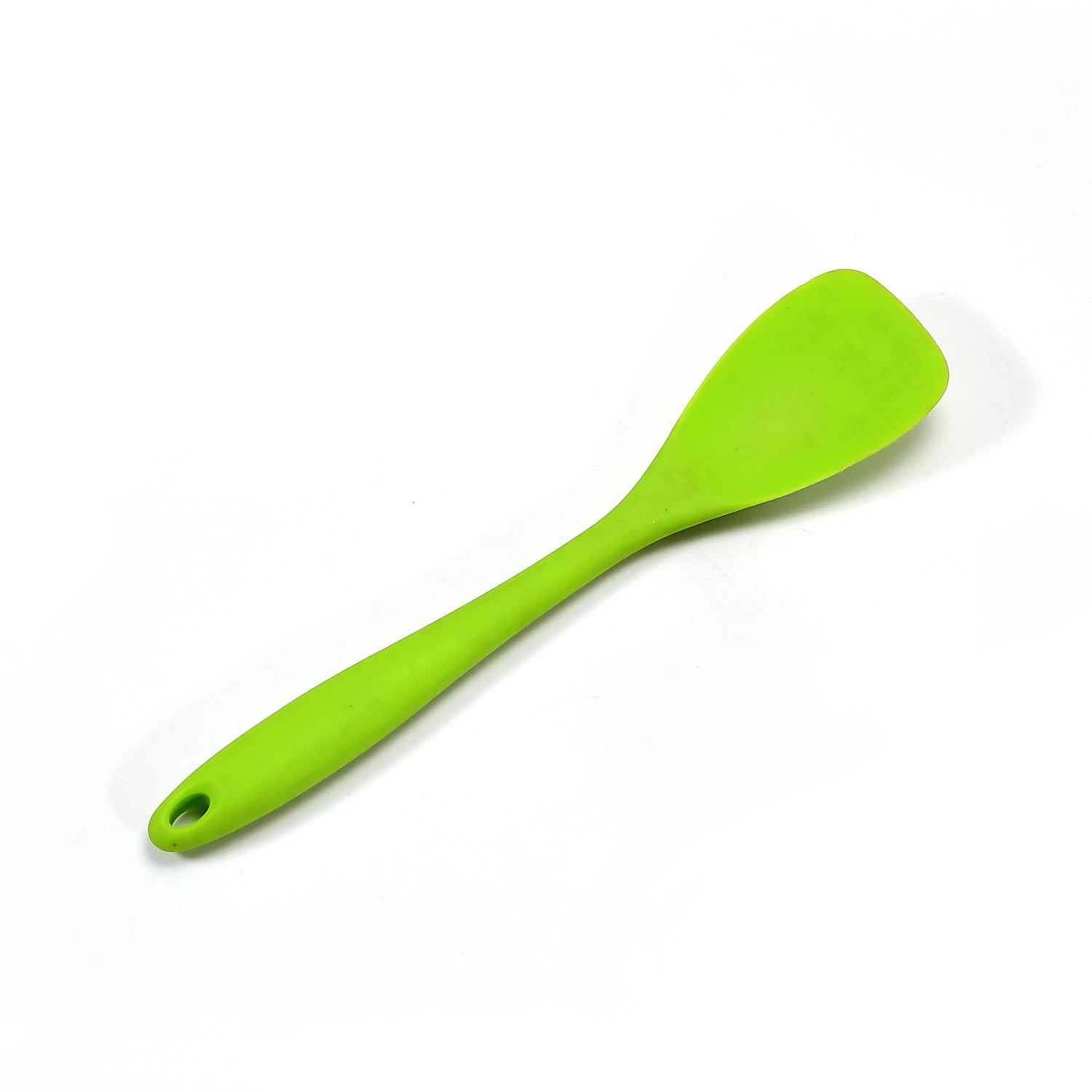 Detailed view of the silicone spatula spoon’s design.