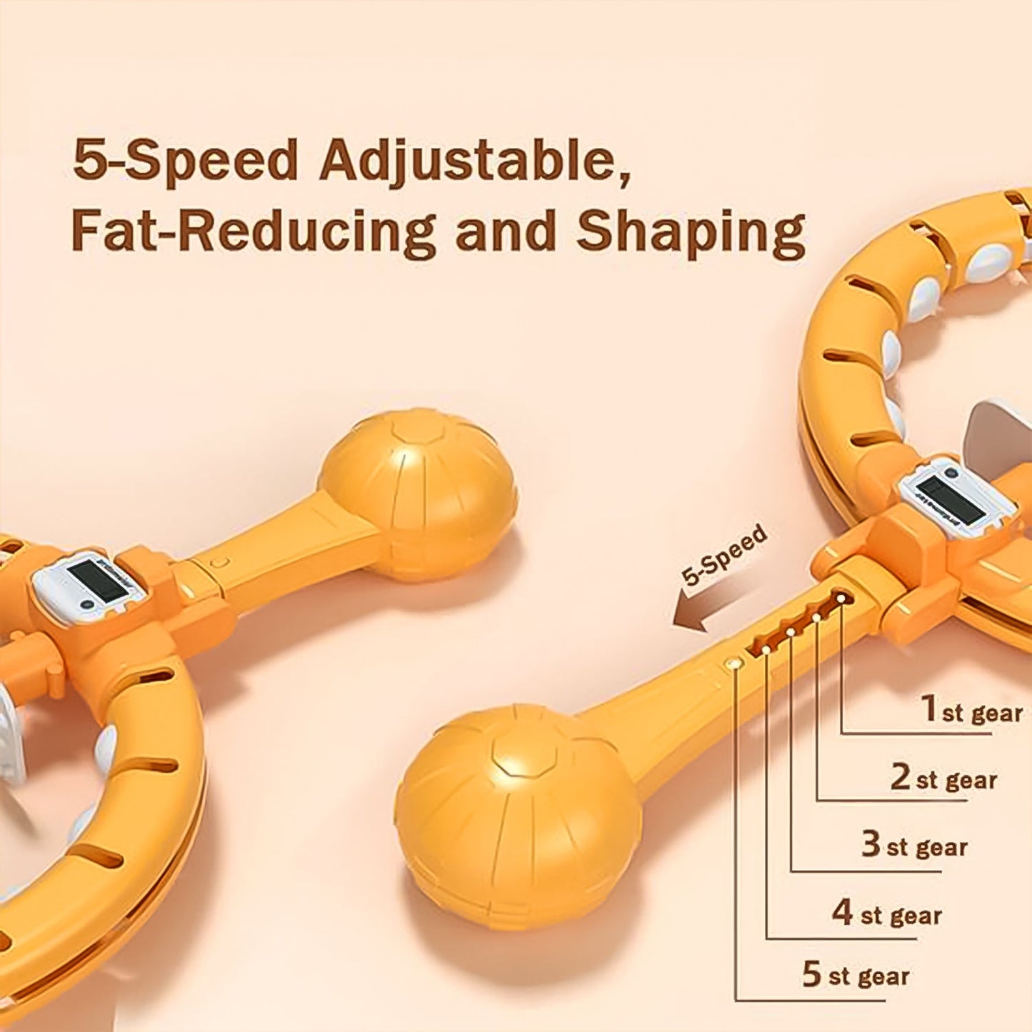 Smart Fitness Hula Hoops with Spinning Ball and Intelligent Counter (1 Pc / Loose) - Springkart 