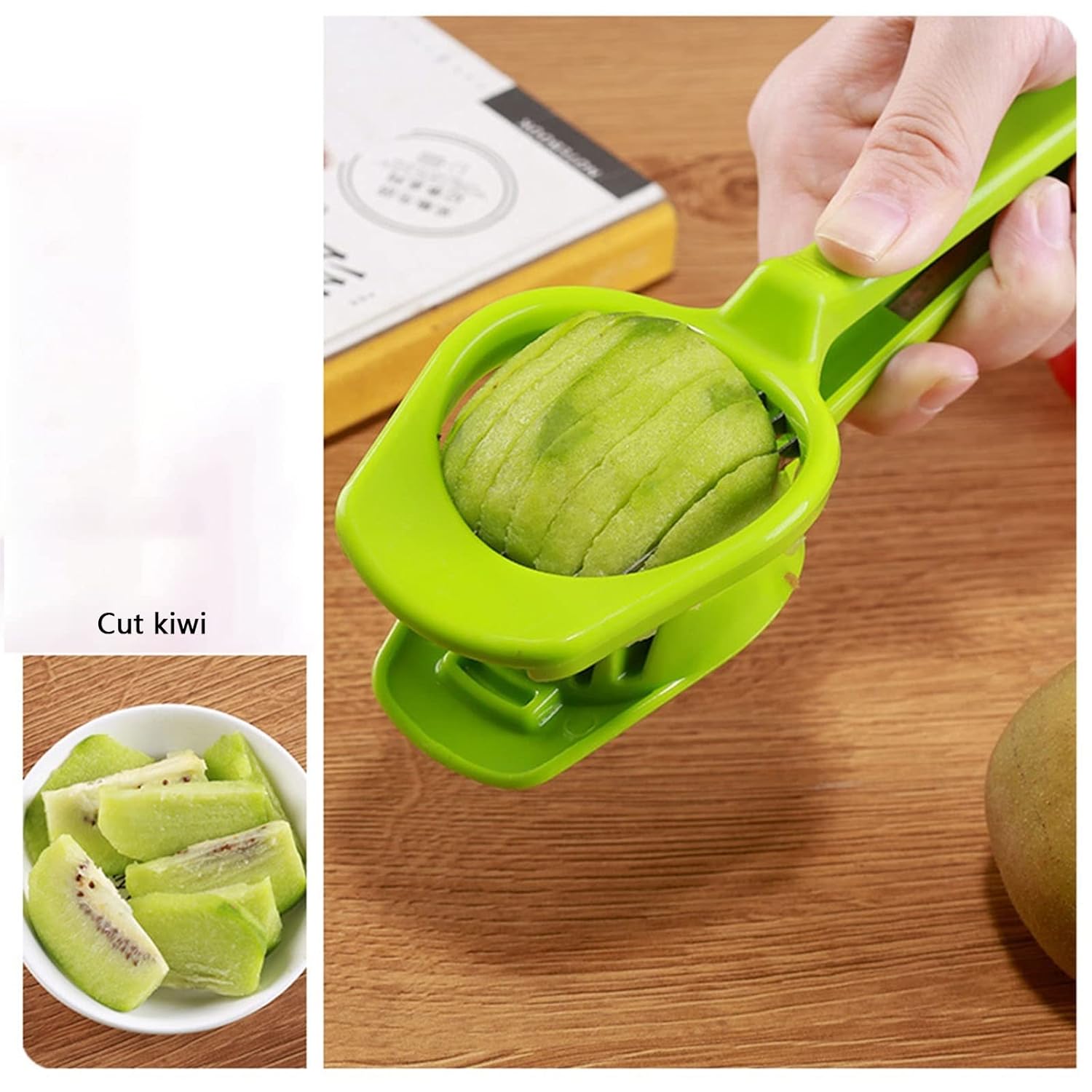 Multipurpose Slicer with Seven Blades, Egg Slicers Stainless Slicer, Strawberry, Tomato, Kiwi, Fruit Cutter, Divider Separator - Springkart 