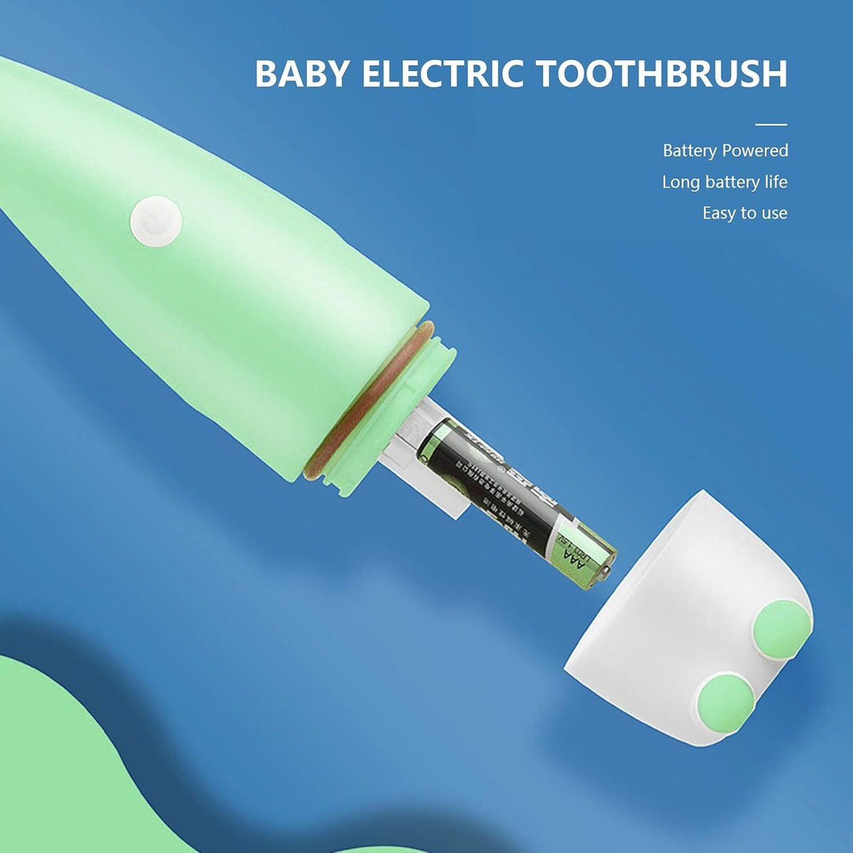 Adult Waterproof Electric Toothbrush (1 Pc / Battery Operated / Mix Colour) - Springkart 