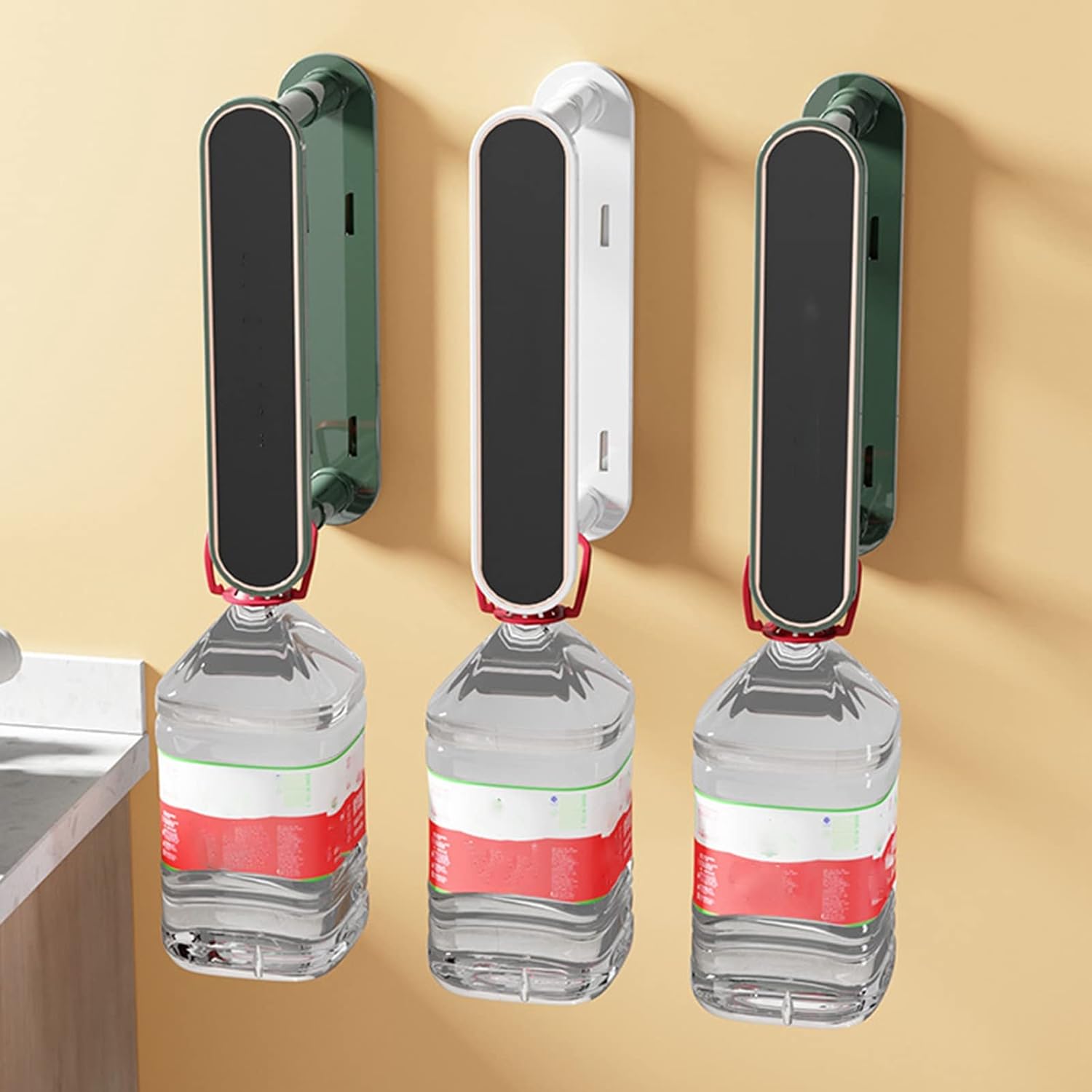 Hanger Organizer Stacker, Wall Mounted Stretchable Clothes Hanger Holder Organizer, Wall Mount Clothes Rack Organizer for Washing Machine, Hanger Storage Rack - Springkart 