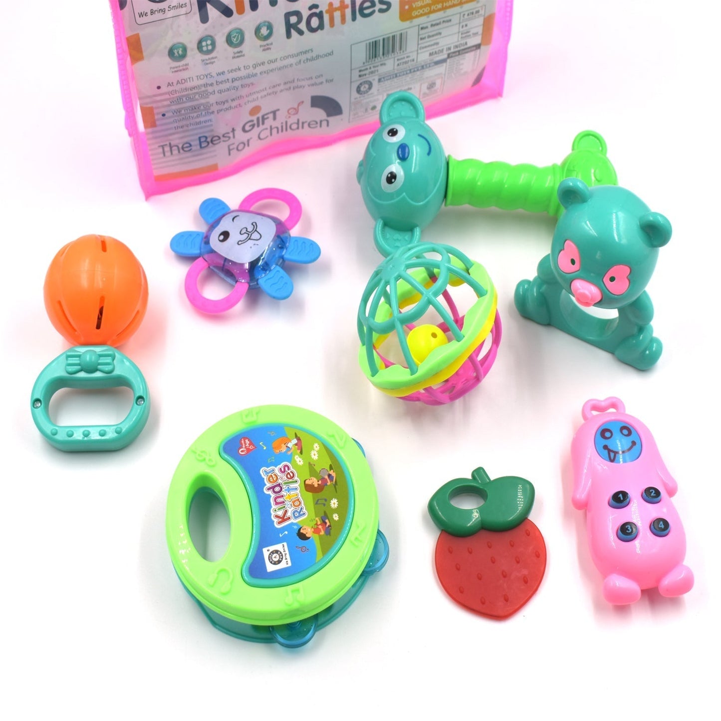 AT37 Rattles Baby Toy and game for kids for playing and enjoying purposes. - Springkart 