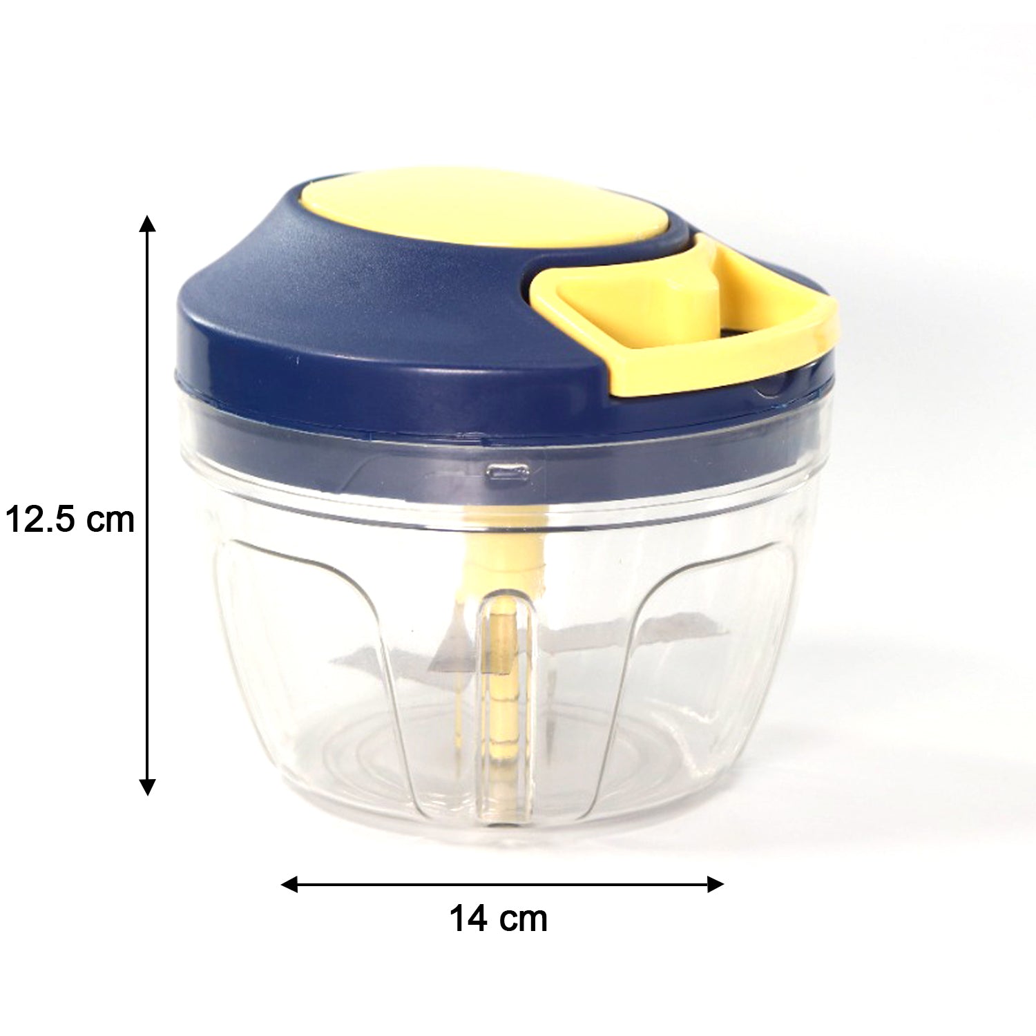 Chopper with Blades for Effortlessly Chopping Vegetables and Fruits for Your Kitchen (650ml) - Springkart 