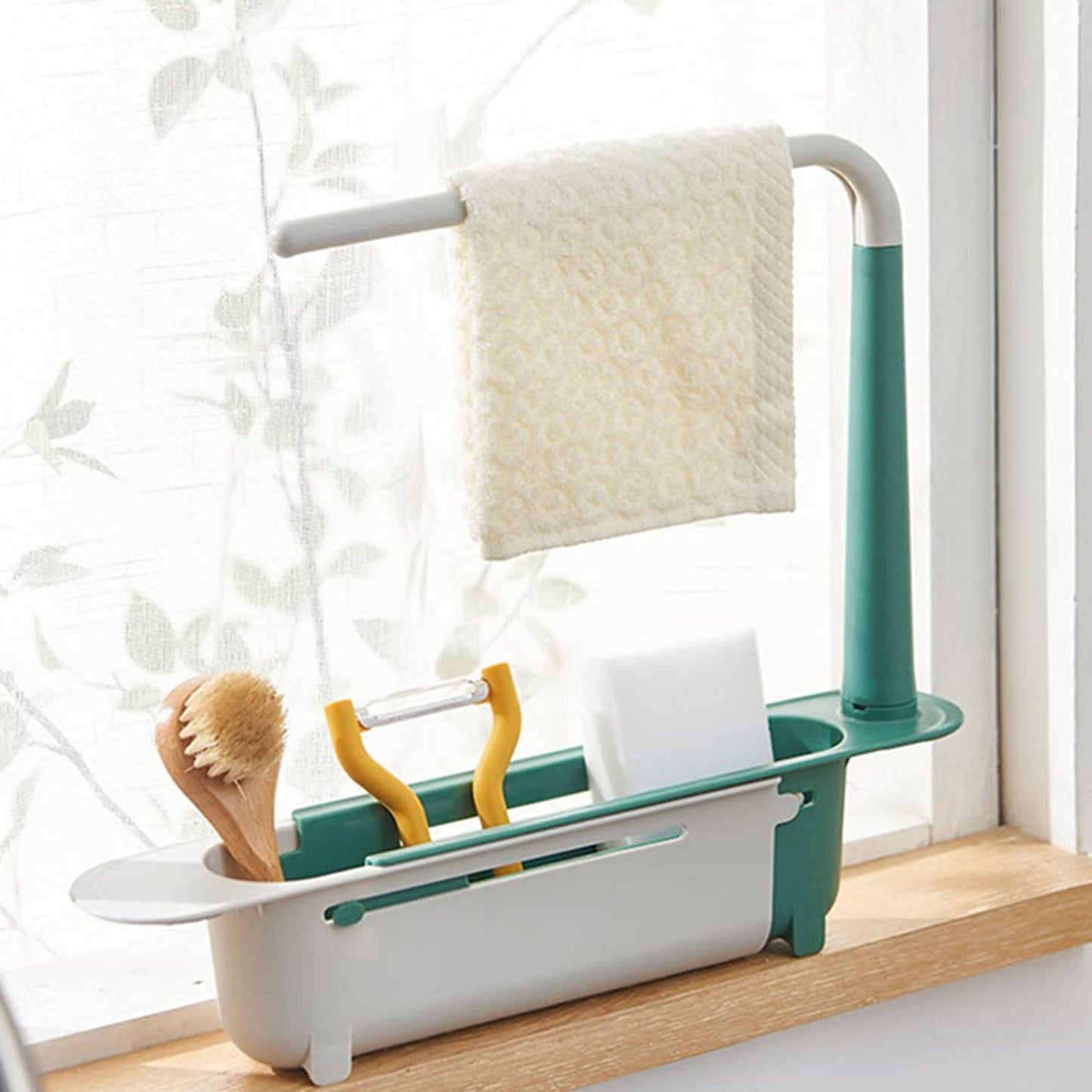 Expandable Kitchen Drying Basket Rack for kitchen Use (Brown Box) - Springkart 