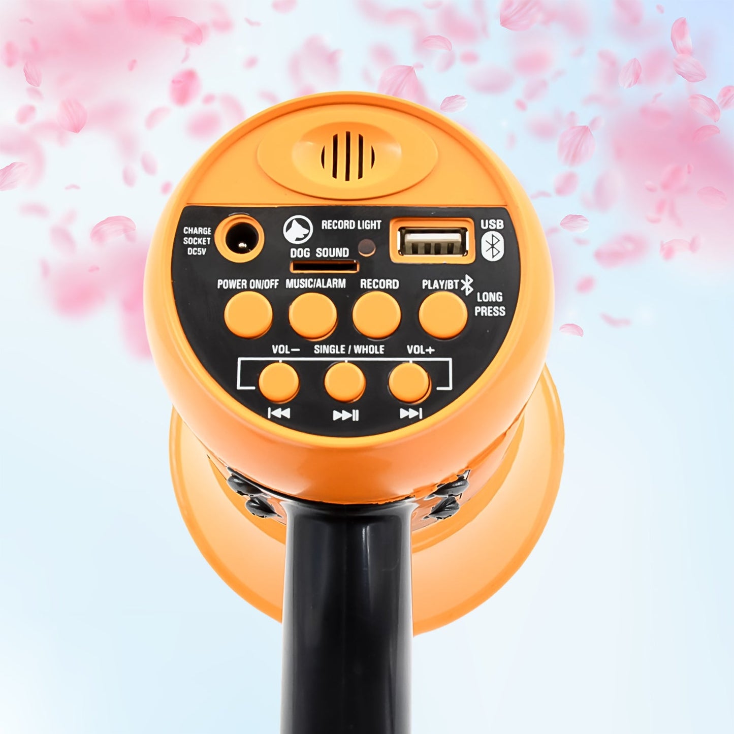 Megaphone Bluetooth 150 Watts Handheld Dynamic Megaphone Outdoor, Indoor PA System Talk / Record / Play / Music / Siren - Springkart 