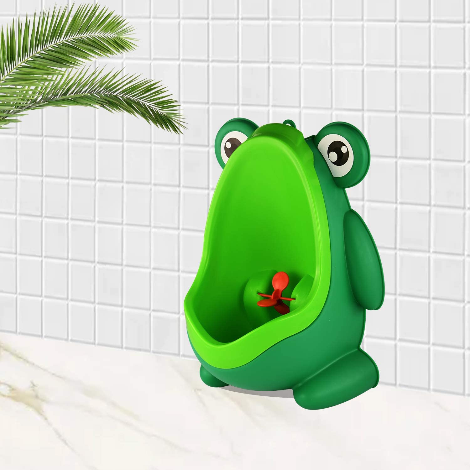 Cute Frog Standing Potty Training Urinal for Boys - Toilet with Funny Aiming Target - Springkart 