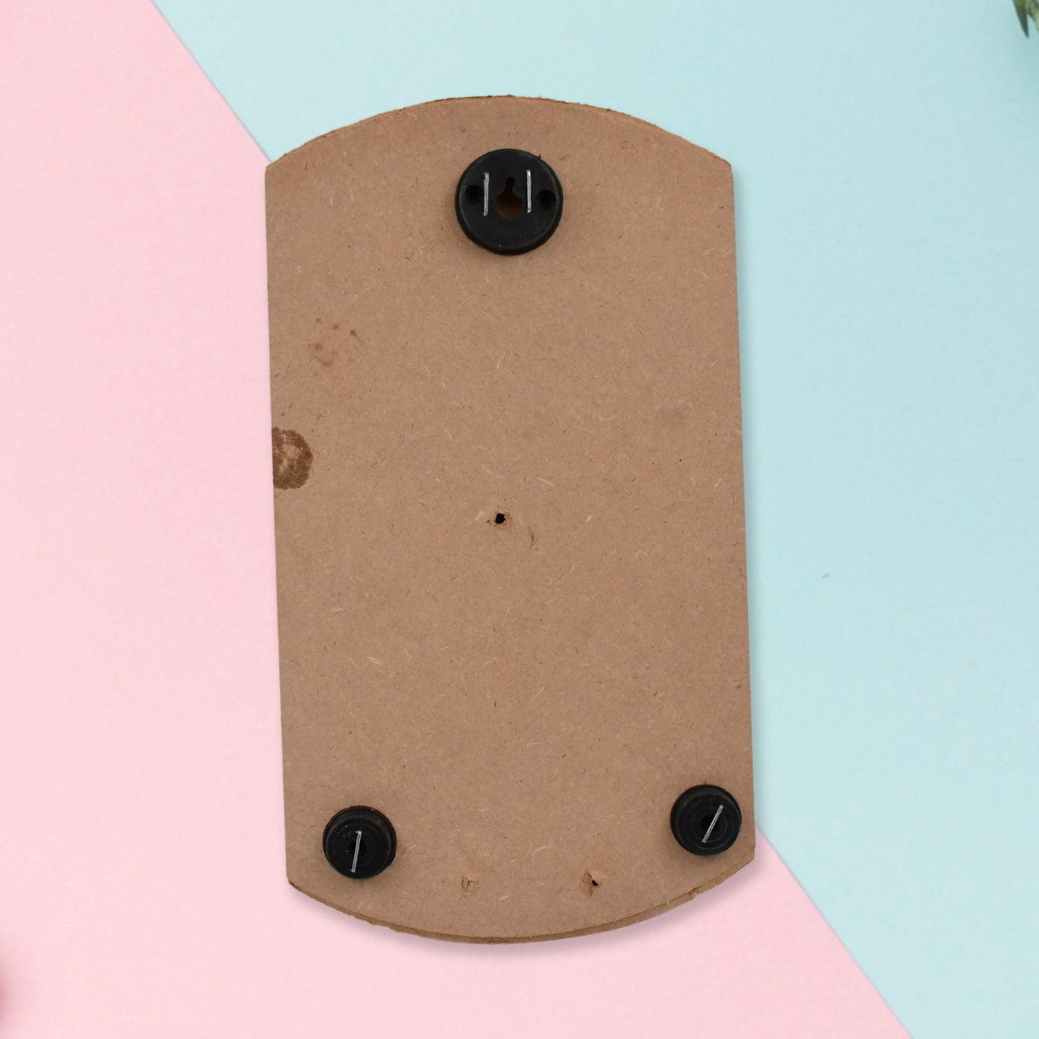 Decorative Wooden Vertical Scenery with Hooks for Wall Hanging - Springkart 