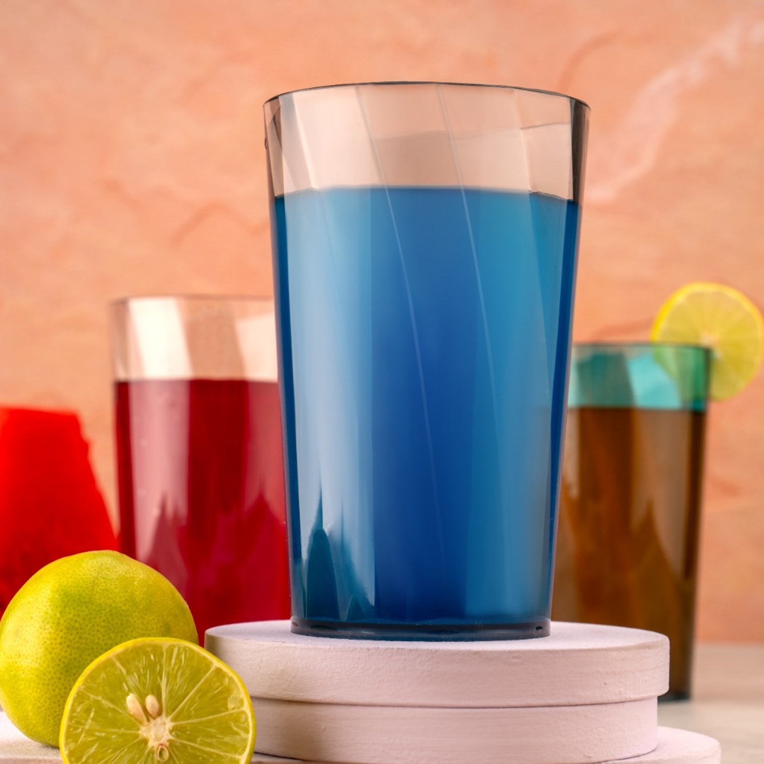 Premium 300ml Transparent Glass Set for Water, Juice & Cocktails (Set of 6) - Springkart 