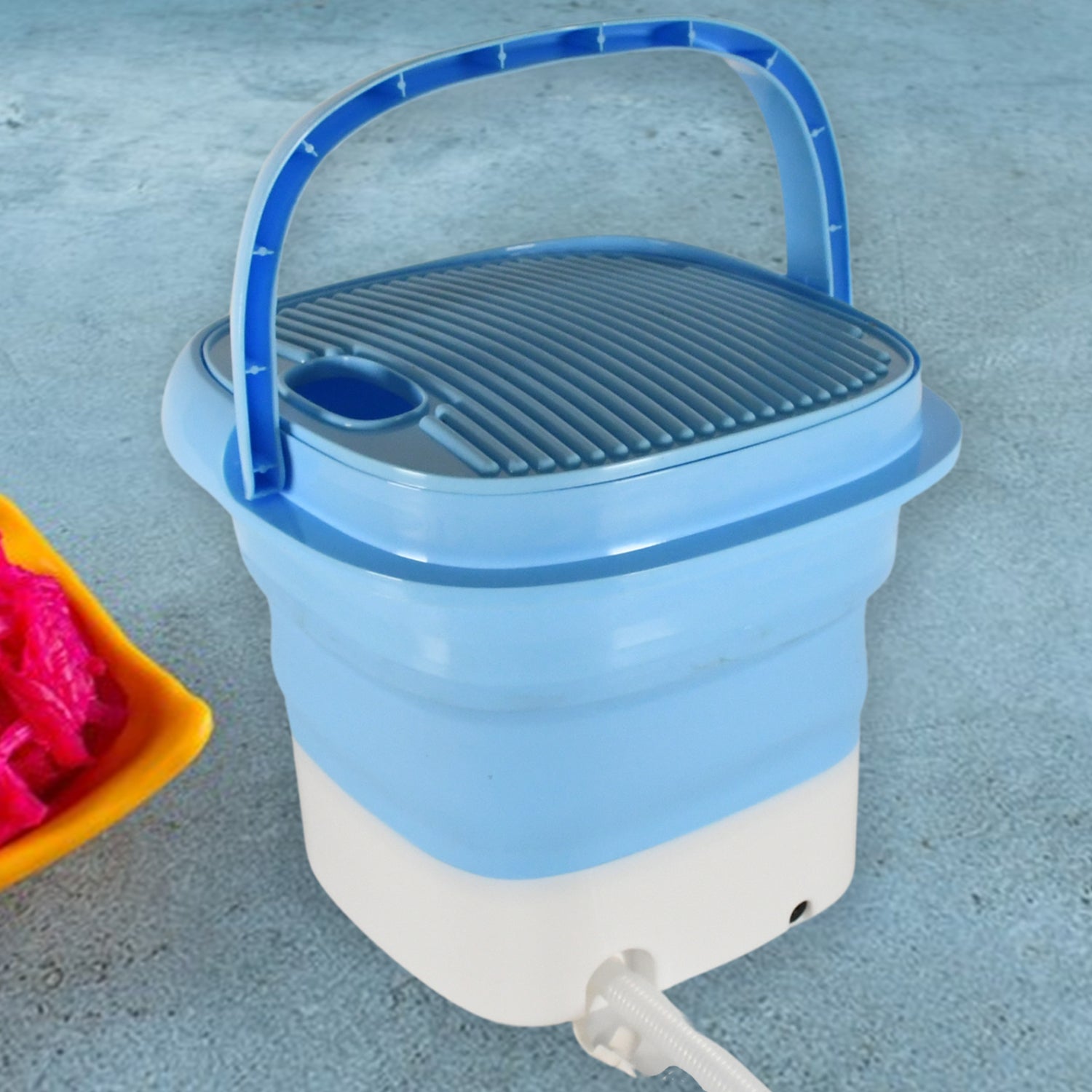 Portable Washing Machine, Mini Folding Washer and Dryer Combo, for Underwear, Socks, Baby Clothes, Travel, Camping, RV, Dorm, Apartment  - Springkart 