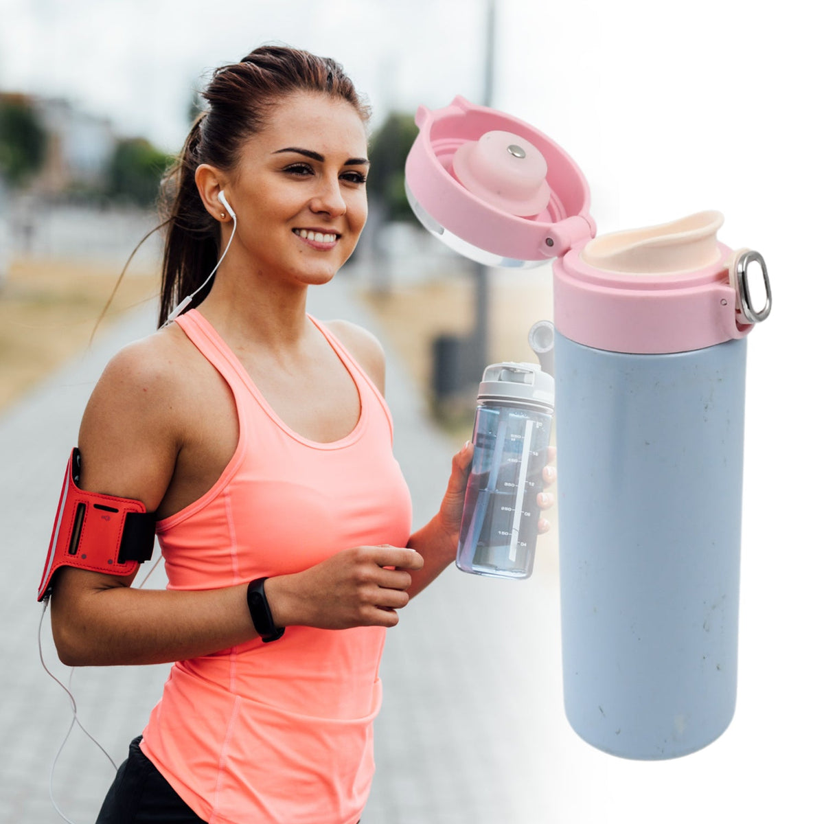 Double walled Stainless Steel Water Bottle (450 ML Approx) - Springkart 
