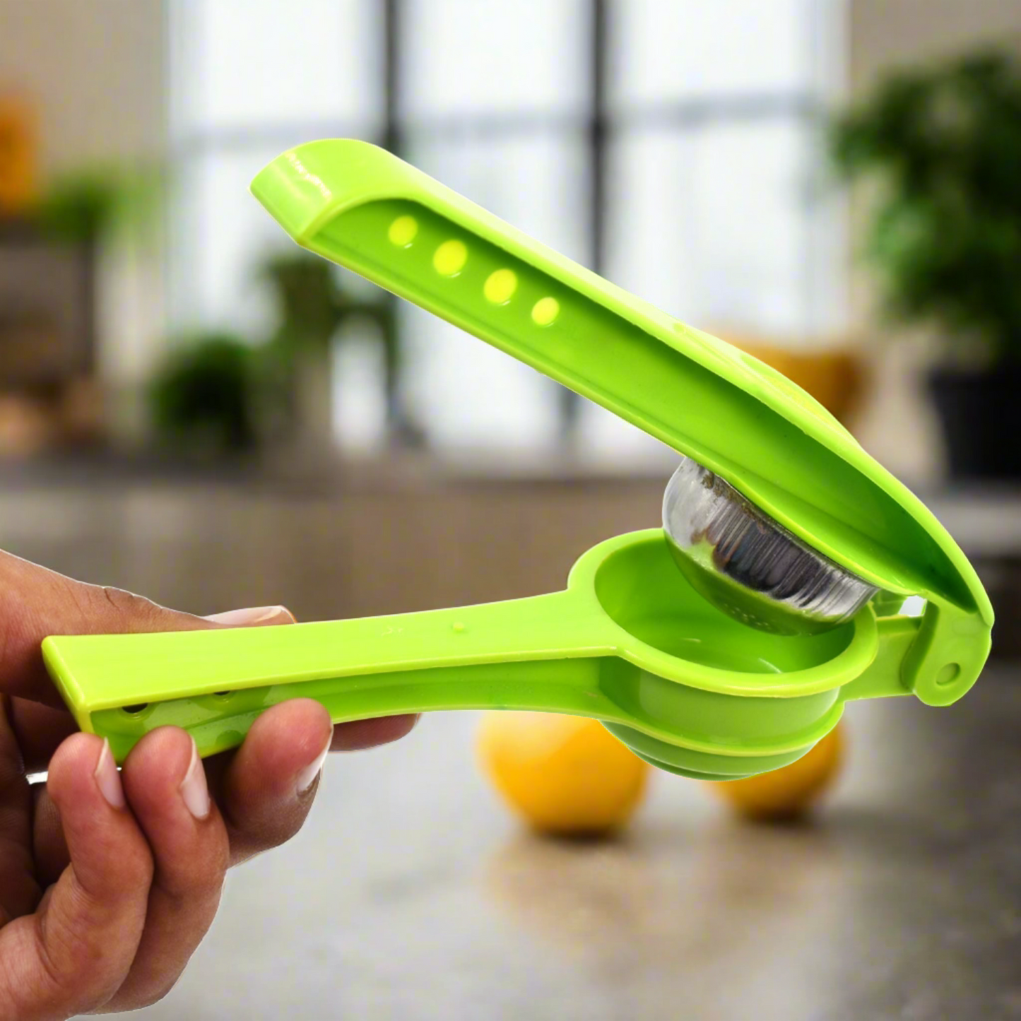 Plastic Lemon Squeezer Cum Opener 2 in 1 Lemon Squeezer - Springkart 