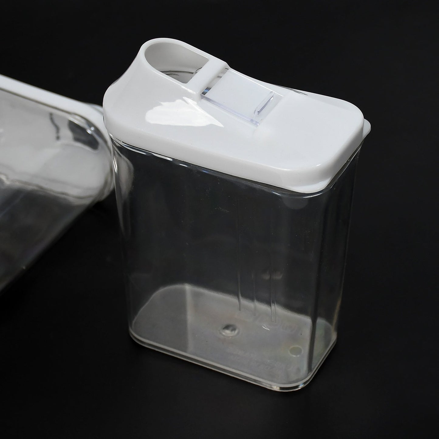 Kitchen Storage Jars & Container Set 3pc , Transparent Jar Set For home & Kitchen Use - Springkart 