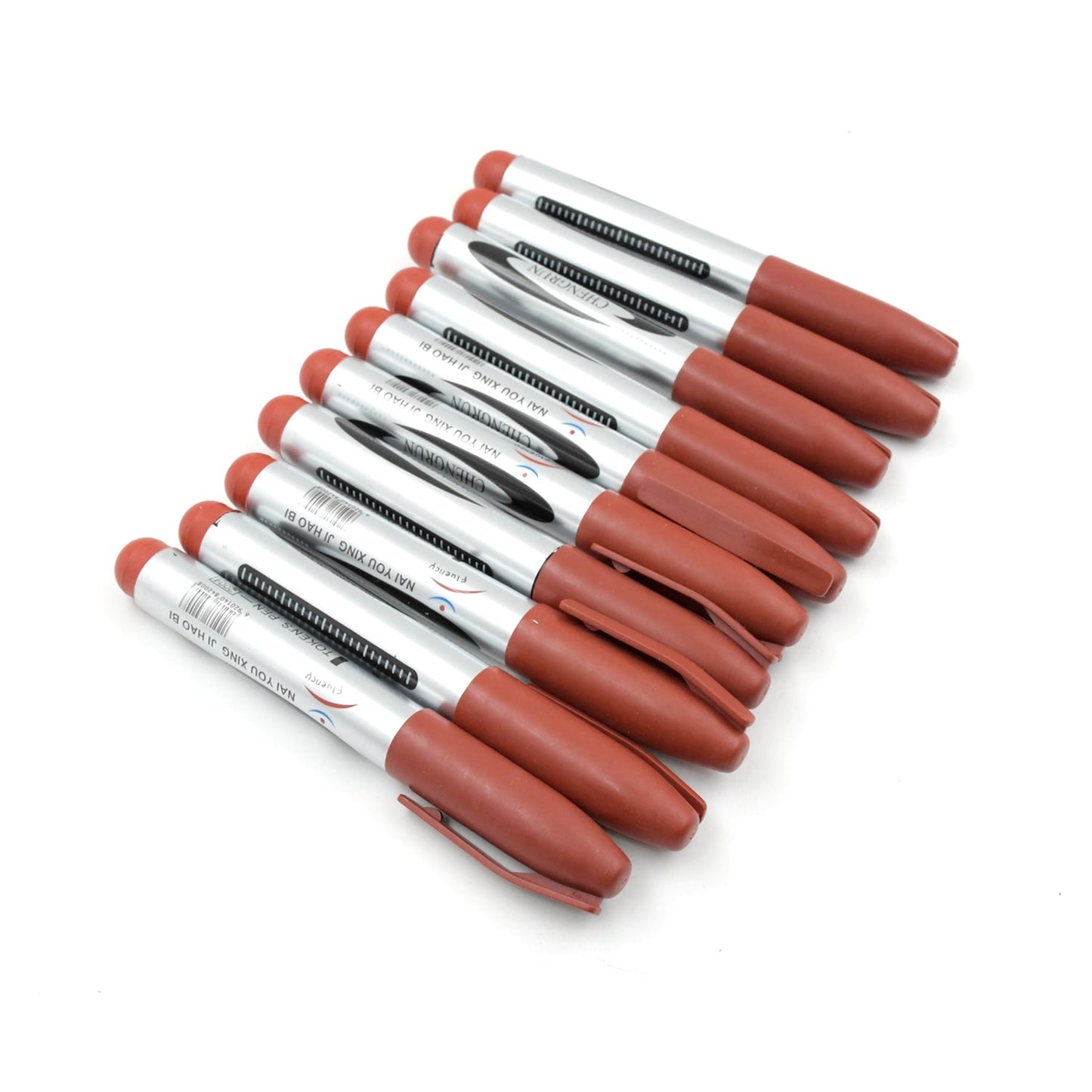 10Pc Marron Marker and pen used in studies and teaching white boards in schools and institutes for students (10 Pc Set)