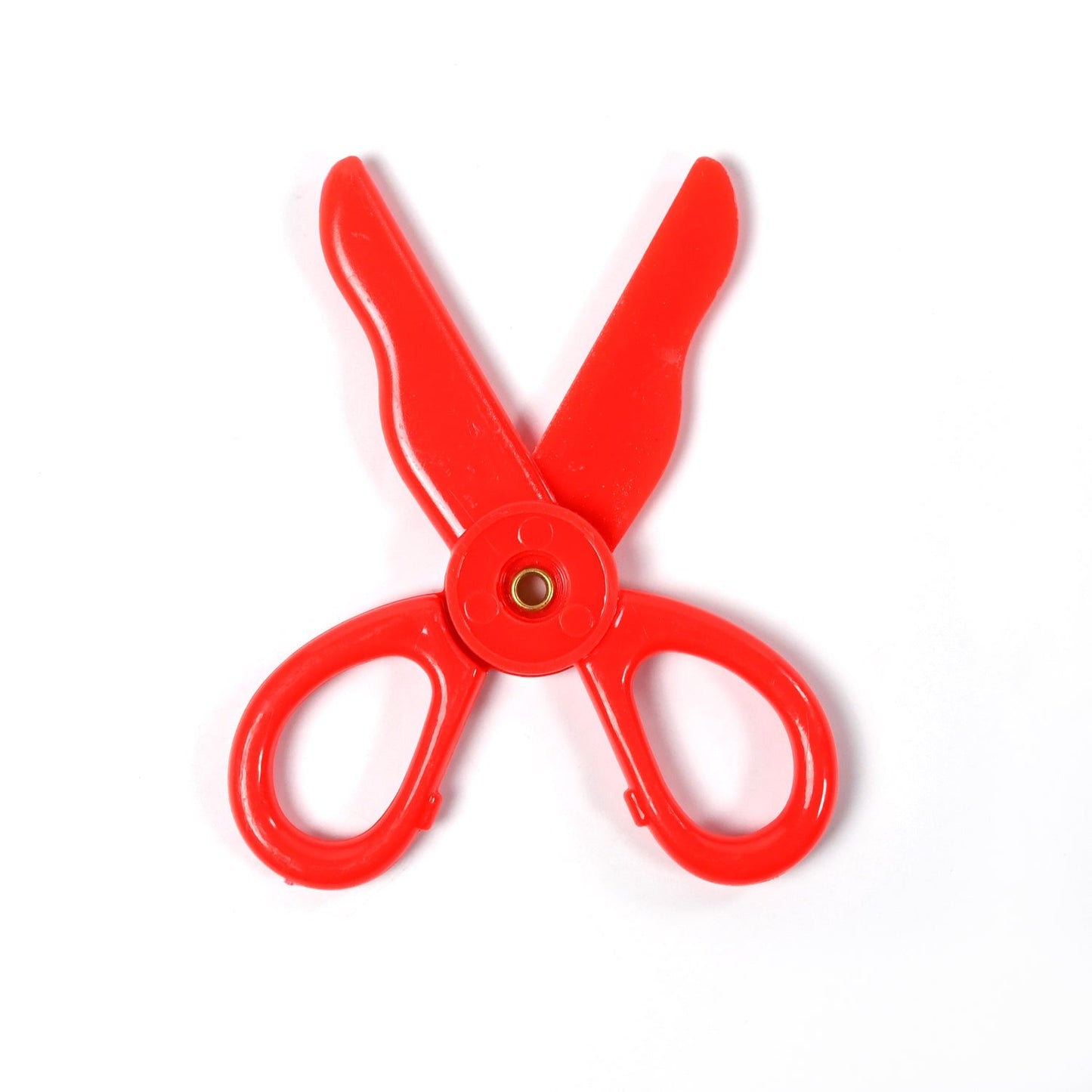 Child-Safe Plastic Scissors Set for Toddlers & Preschool Kids - Art & Craft Supplies - Springkart 
