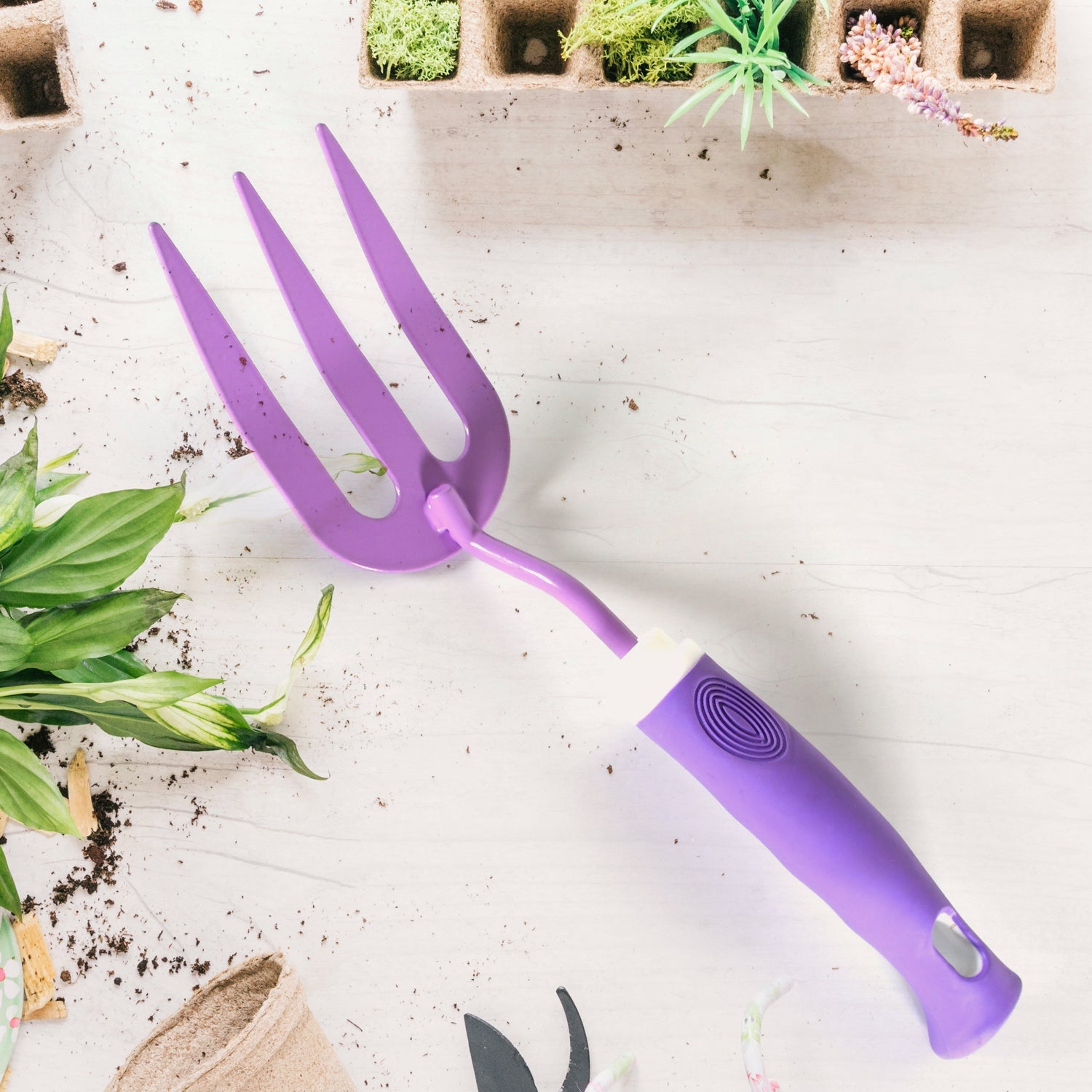 Heavy Duty Garden Tools, Gardening Tools Kit for Home Garden, Indoor and Outdoor Gardening for Plants, Agriculture, and Soil Tools (1 Pc)  (5 Different Types Tool) - Springkart 