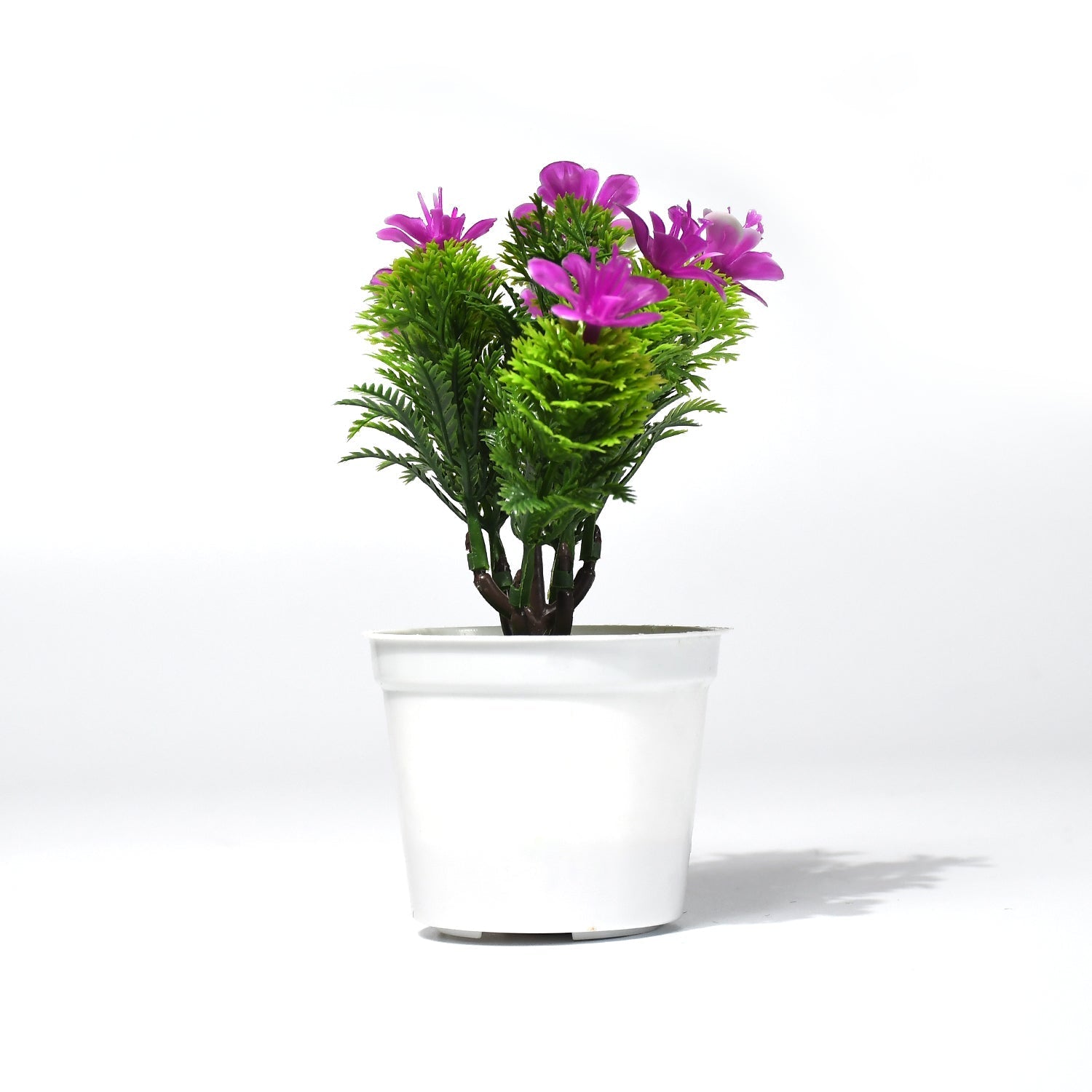 Flower Pot Artificial Decoration Plant | Natural Look & Plastic Material For Home , Hotels , Office & Multiuse Pot - Springkart 