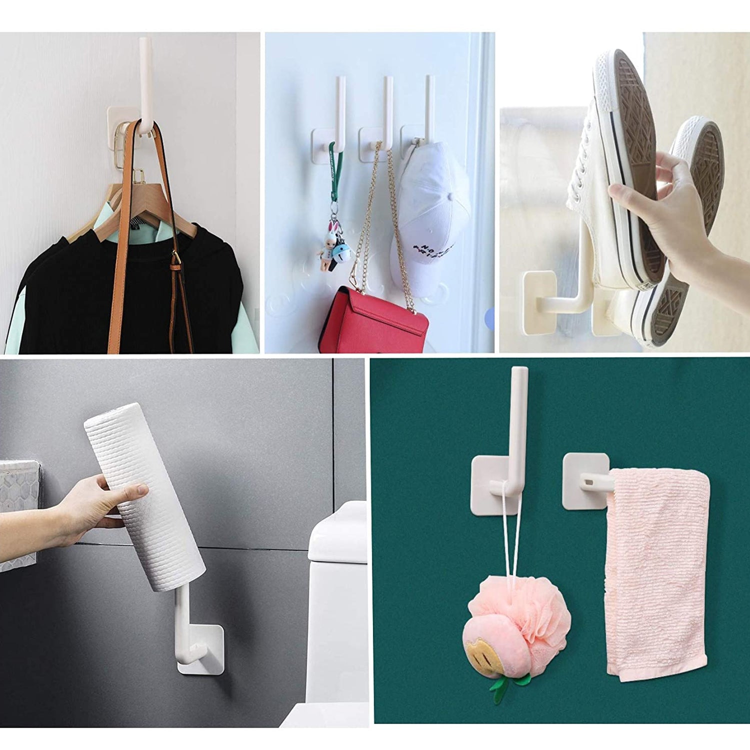 Multifunctional Adhesive Rack for Kitchen and Bathroom - Springkart 