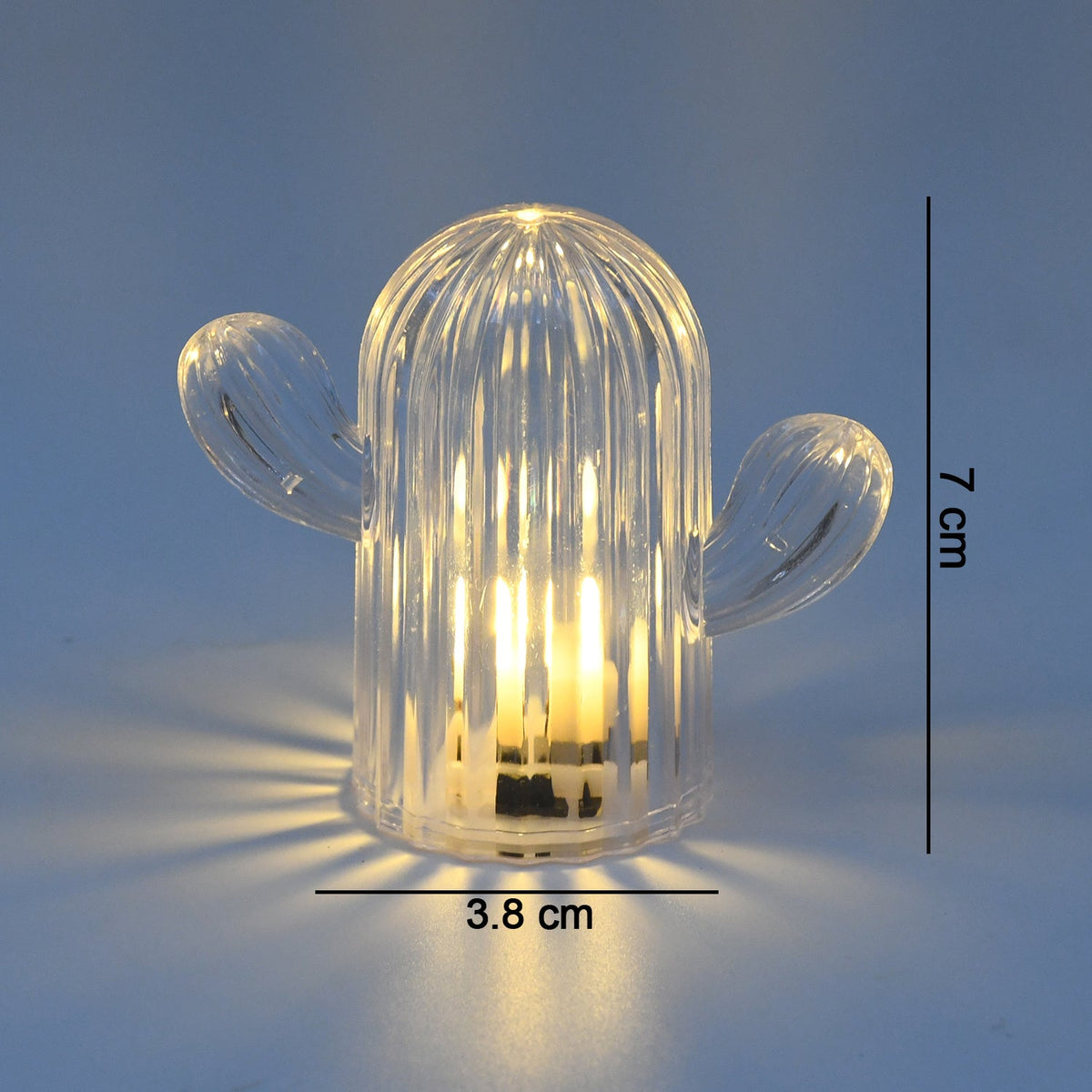 Cute Cactus LED Night Light (Cactus / 4 Pcs Set) - Springkart 