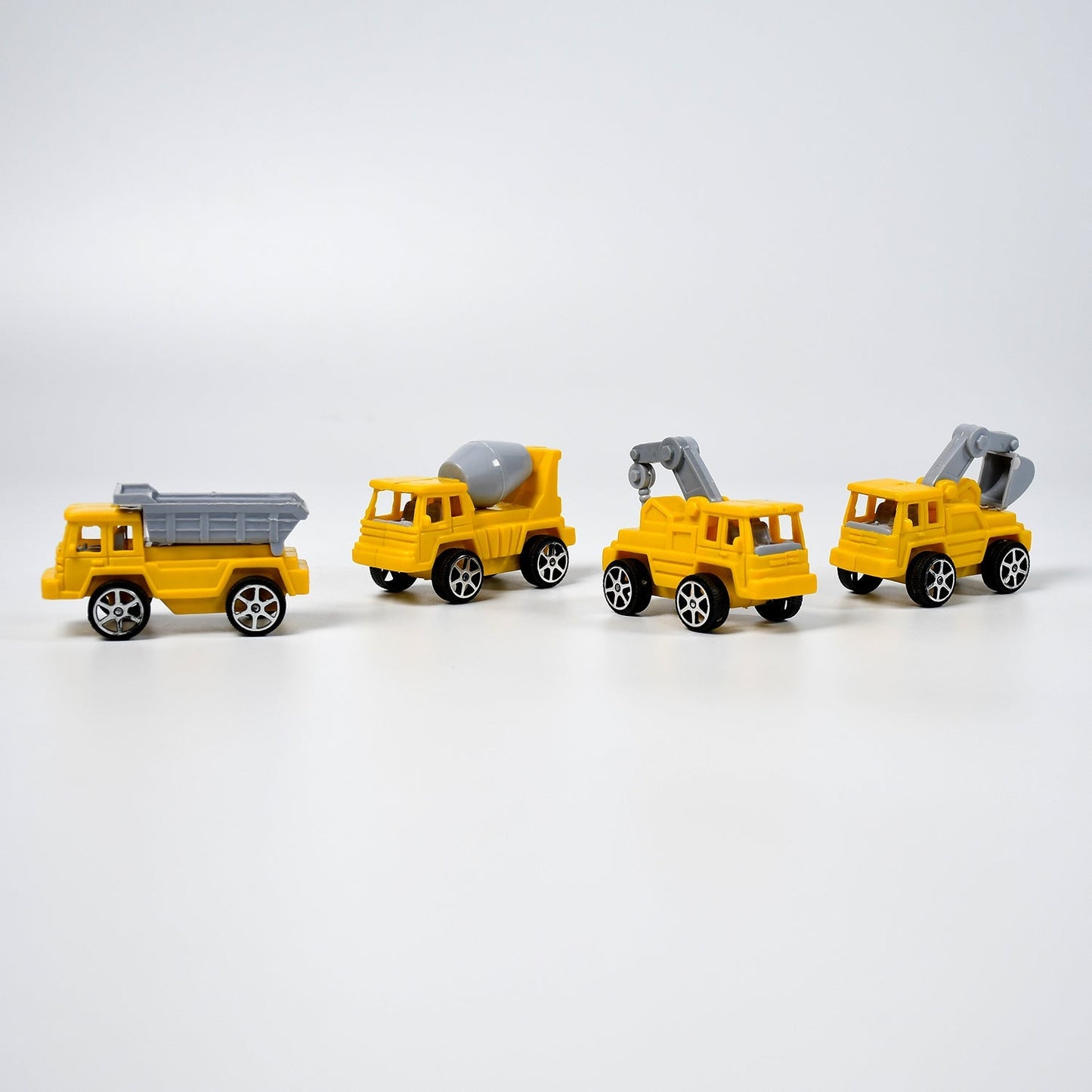 Mini Construction Toy Construction Truck Toys Construction Vehicles Alloy Truck Head, Excavator Digger Bulldozer Crane Toy For Boy Girl Toddler Gifts - Springkart 