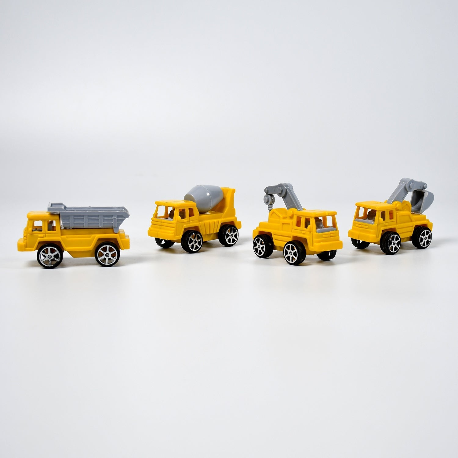 Mini Construction Toy Construction Truck Toys Construction Vehicles Alloy Truck Head, Excavator Digger Bulldozer Crane Toy For Boy Girl Toddler Gifts - Springkart 