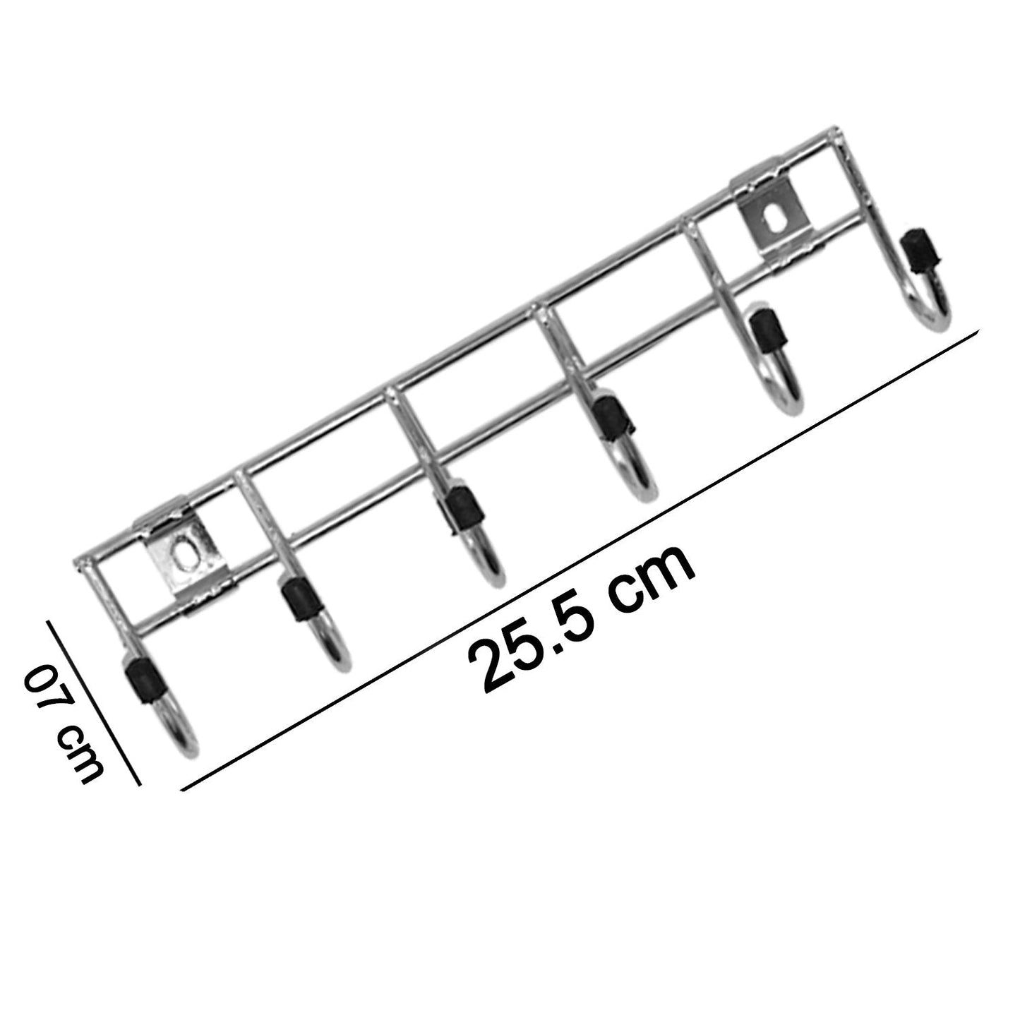 Multipurpose Stainless Steal Hanger Strip Hooks (6 Pin) - Springkart 