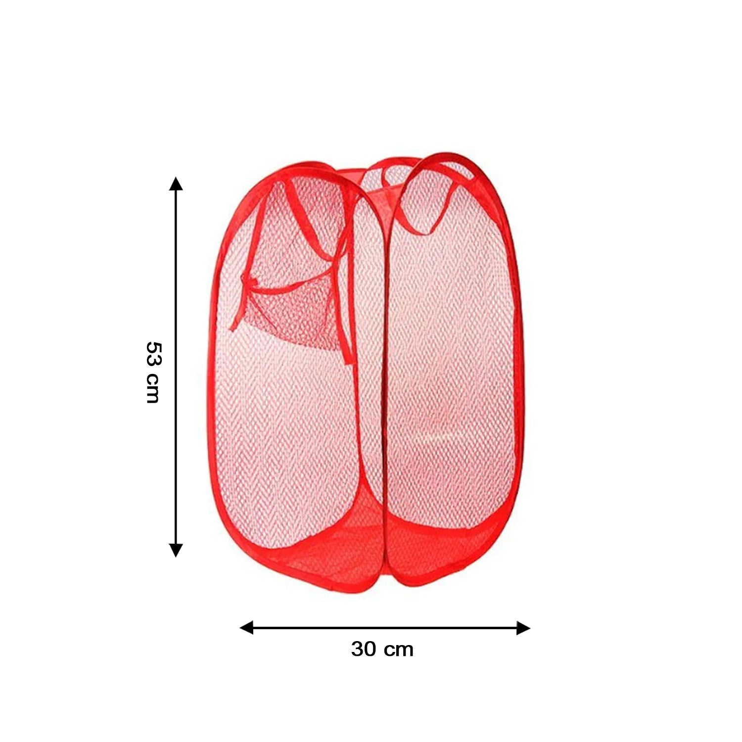Laundry Hamper Mesh Fabric For Ventilation Foldable Storage Pop Up Clothes Basket - Springkart 