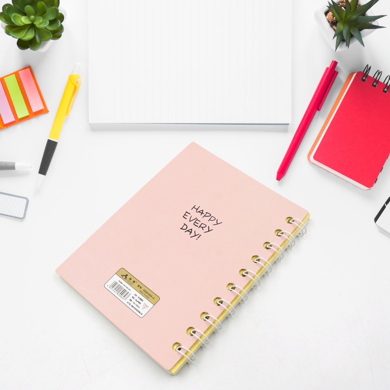 Cute Flamingo Journal Diary, Notebook for Women Men Memo Notepad Sketchbook with Durable Hardcover & 50 Pages Writing Journal for Journaling Notes Study School Work Boys Grils, Stationery (143x105MM) - Springkart 