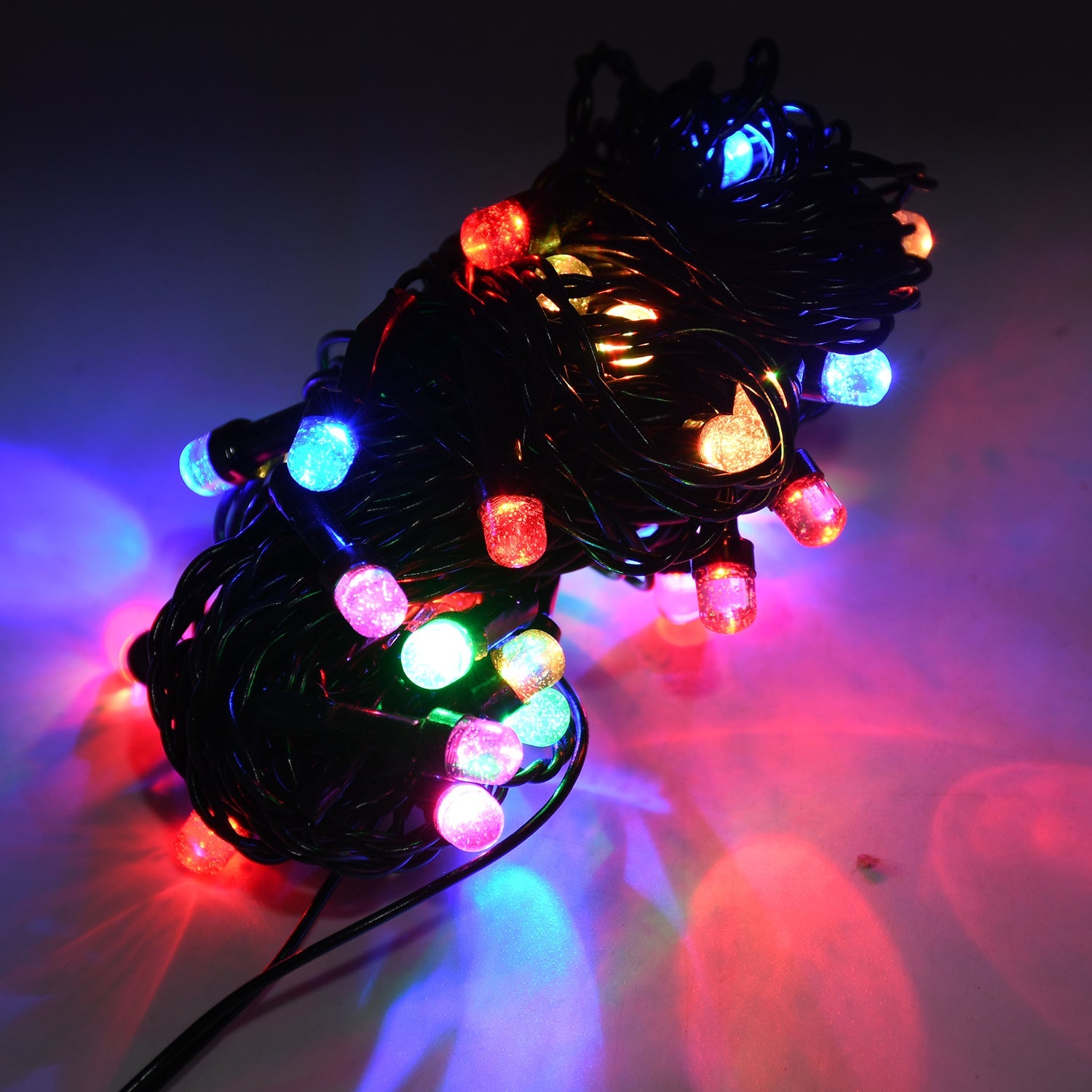 9Mtr Flower Design Home Decoration Electrical Series Light Home Decoration Diwali & Wedding LED Christmas String Light Indoor and Outdoor Light ,Festival Decoration Led String Light, Multi-Color Light (36L 9Mtr) - Springkart 