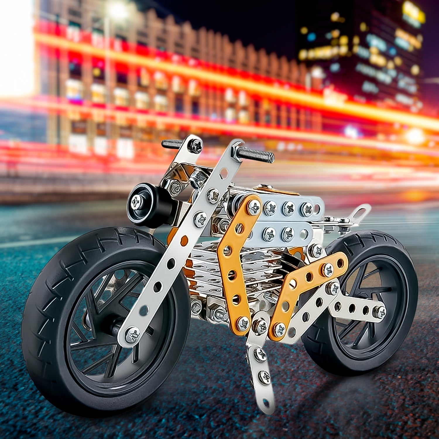 Metal DIY Bike Building Blocks for Kids (bike 162 pc of Bike Tool / 1 Set】 - Springkart 