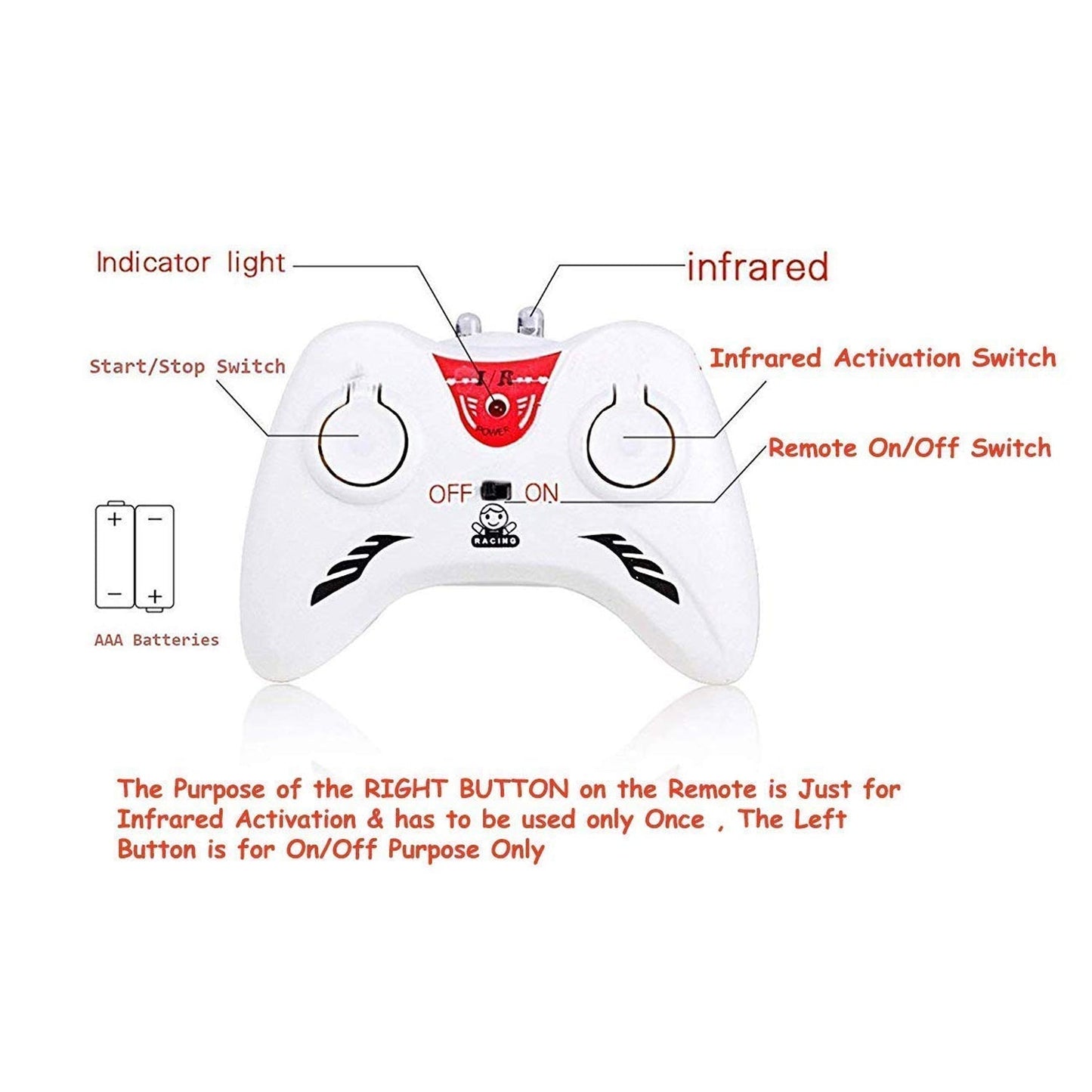 Remote Control Helicopter with USB Chargeable Cable for Boy and Girl Children (Pack of 1) - Springkart 