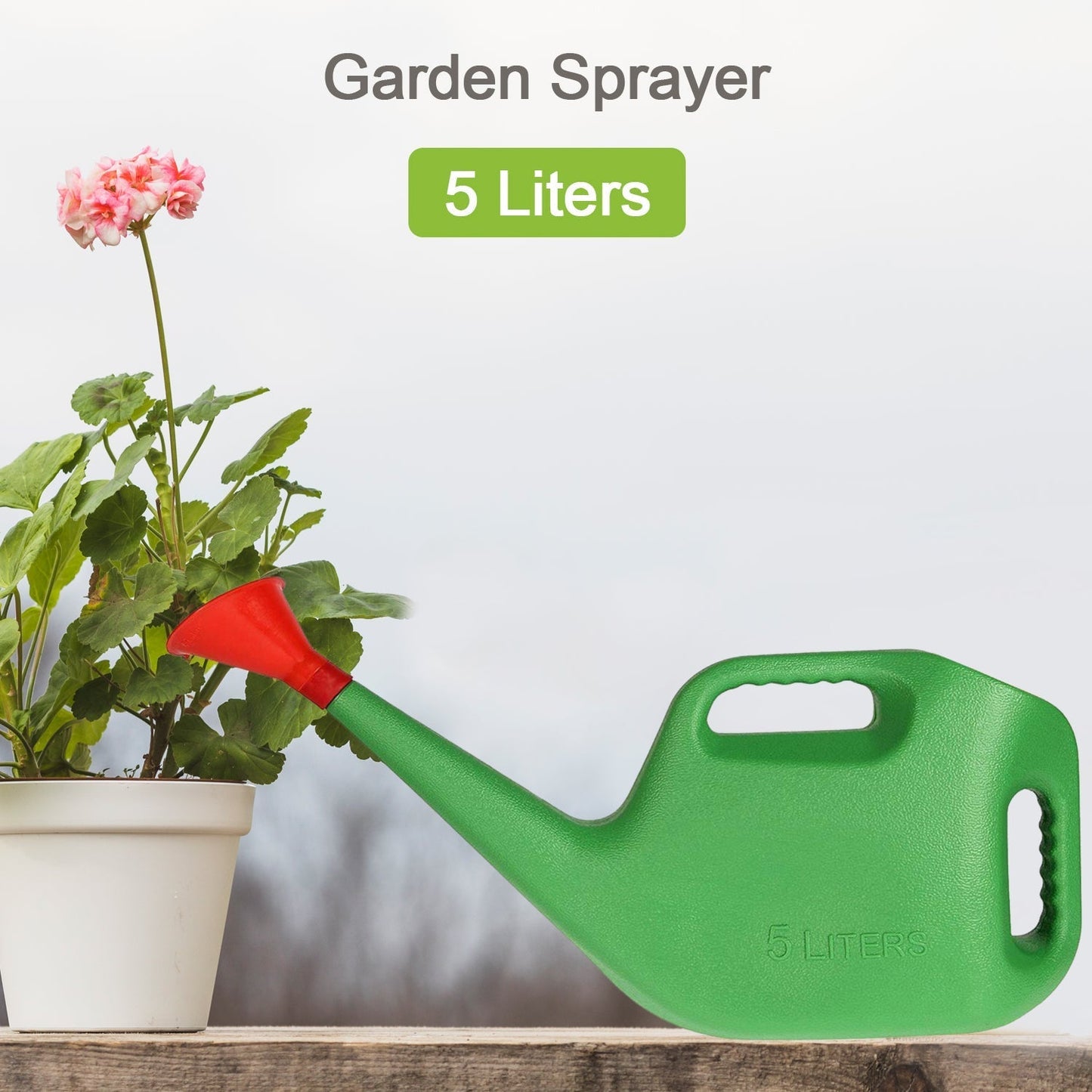 Plastic Watering Can Water Sprayer Sprinkler for Plants Indoor Outdoor Gardening, 5 LTR - Springkart 